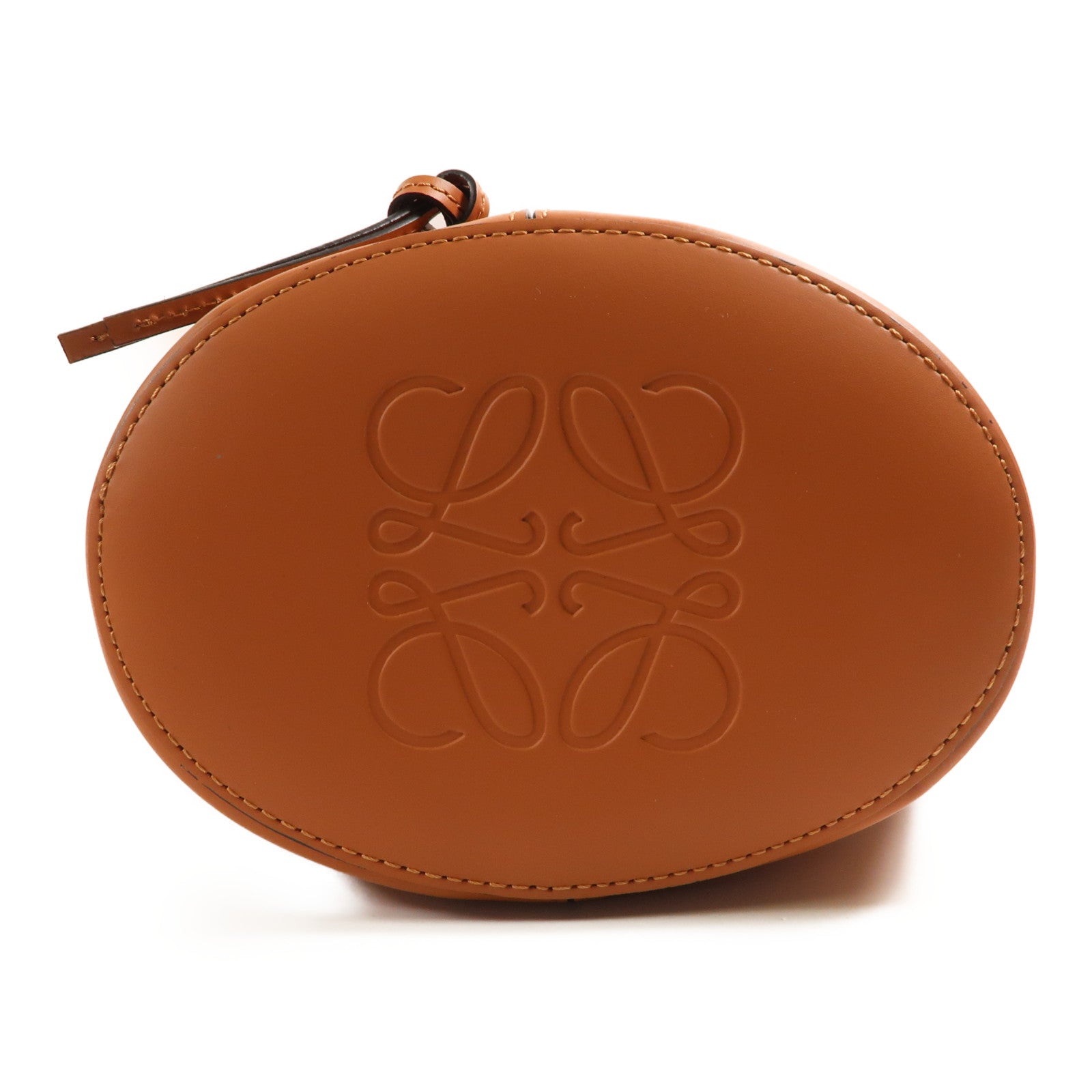 LOEWE 牛皮皮革Balloon金扣手挽肩背兩用袋