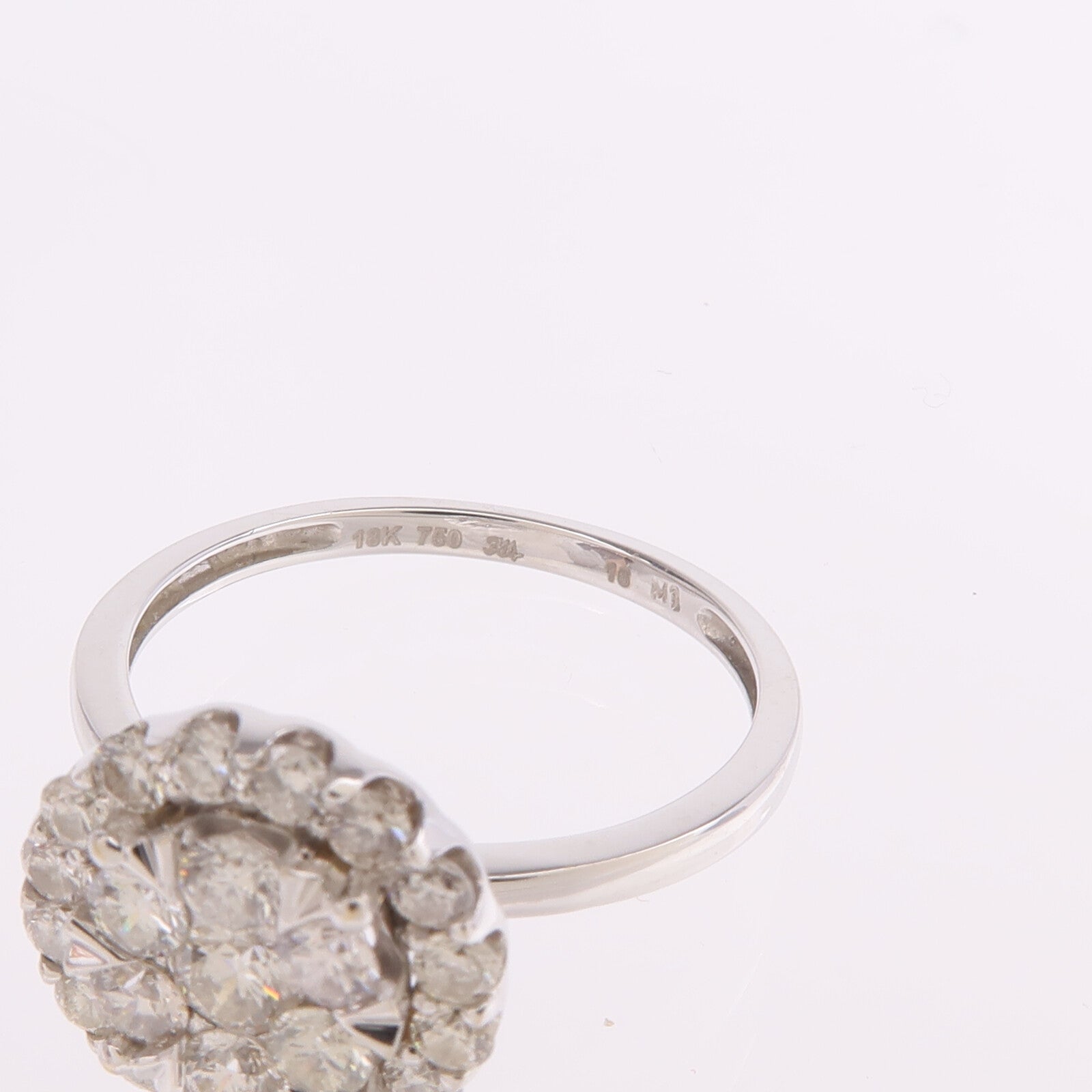 JEWELRY 【激減優惠】18K白金Diamond Ring鑽石戒指US#7.25