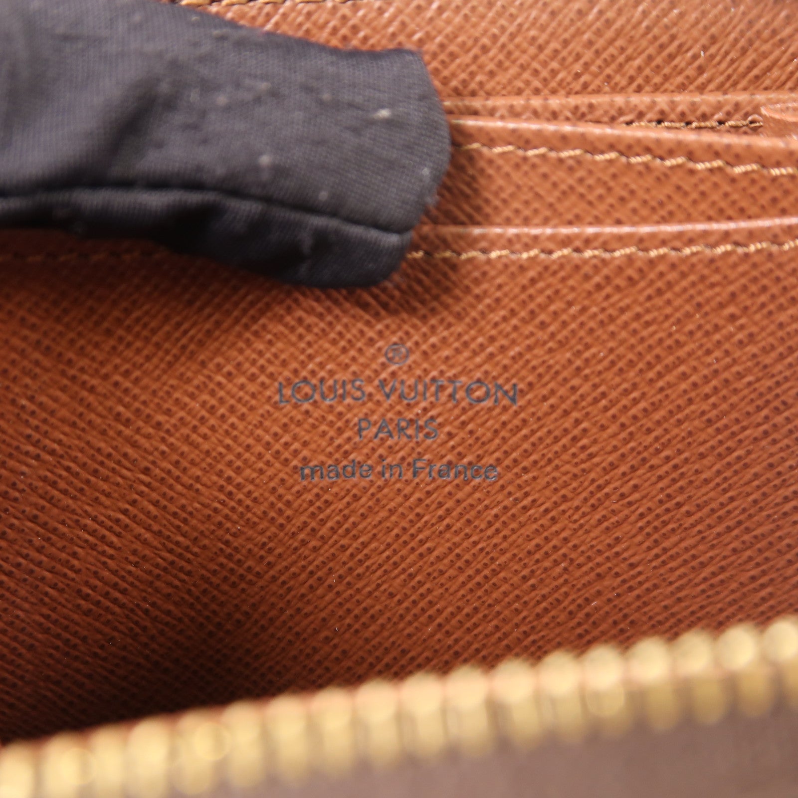 LOUIS VUITTON Monogram Zippy Coin Purse金扣零錢包棕色