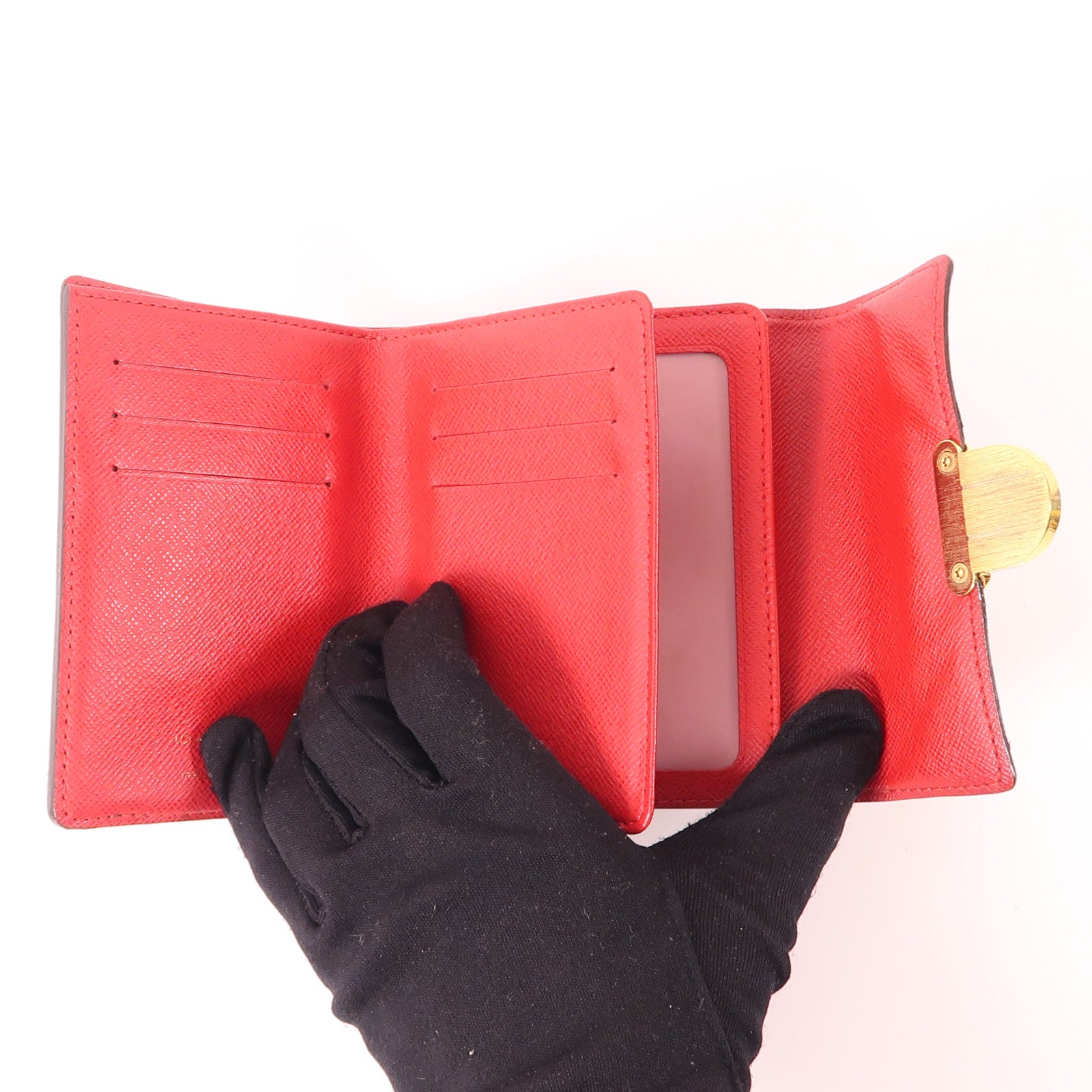 LOUIS VUITTON Damier Portefeuille Koala金扣錢包