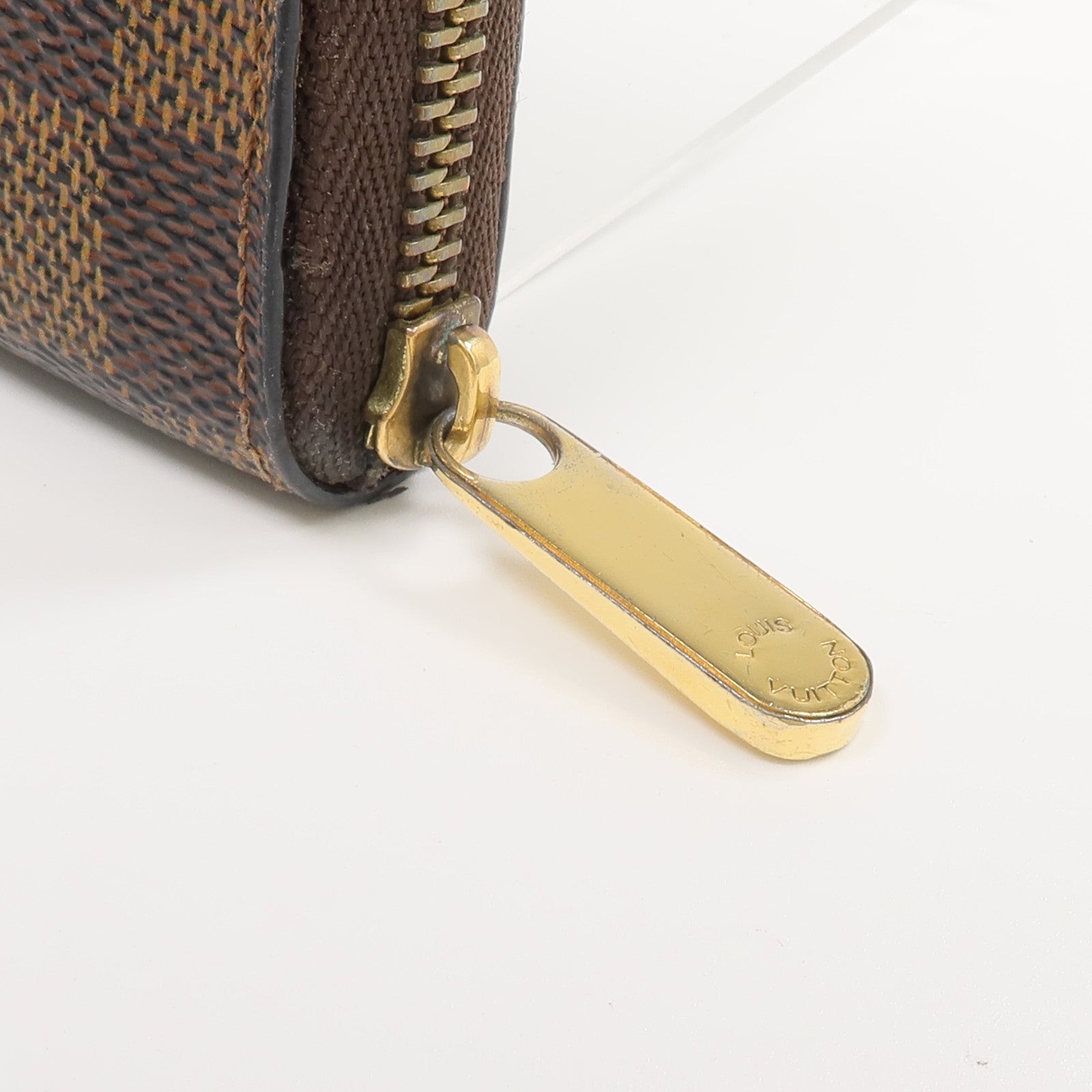LOUIS VUITTON Damier Zippy Coin Purse金扣零錢包/卡片套