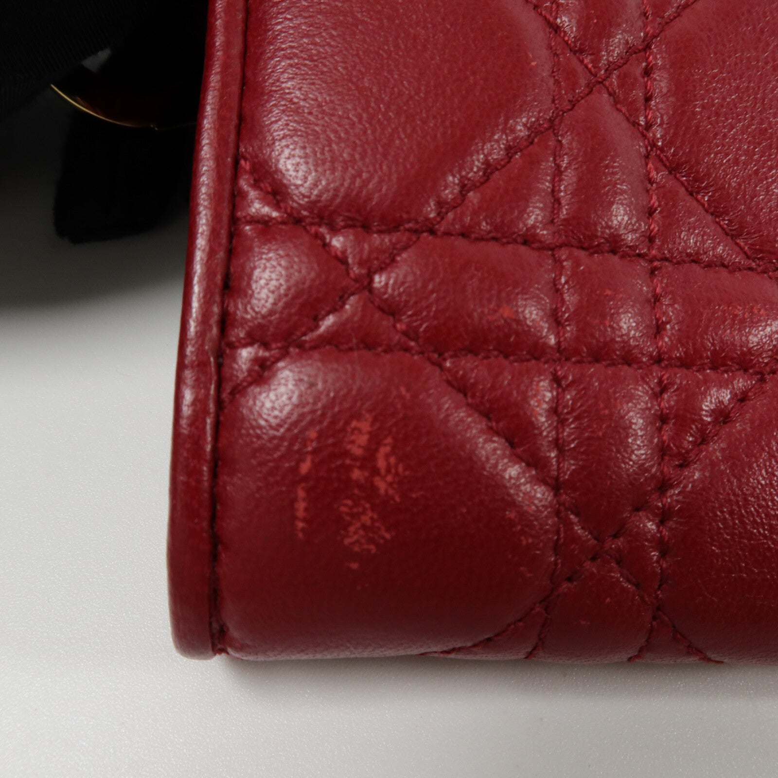 Dior 羊皮皮革Lady Dior Wallet On Chain鏈帶肩背袋