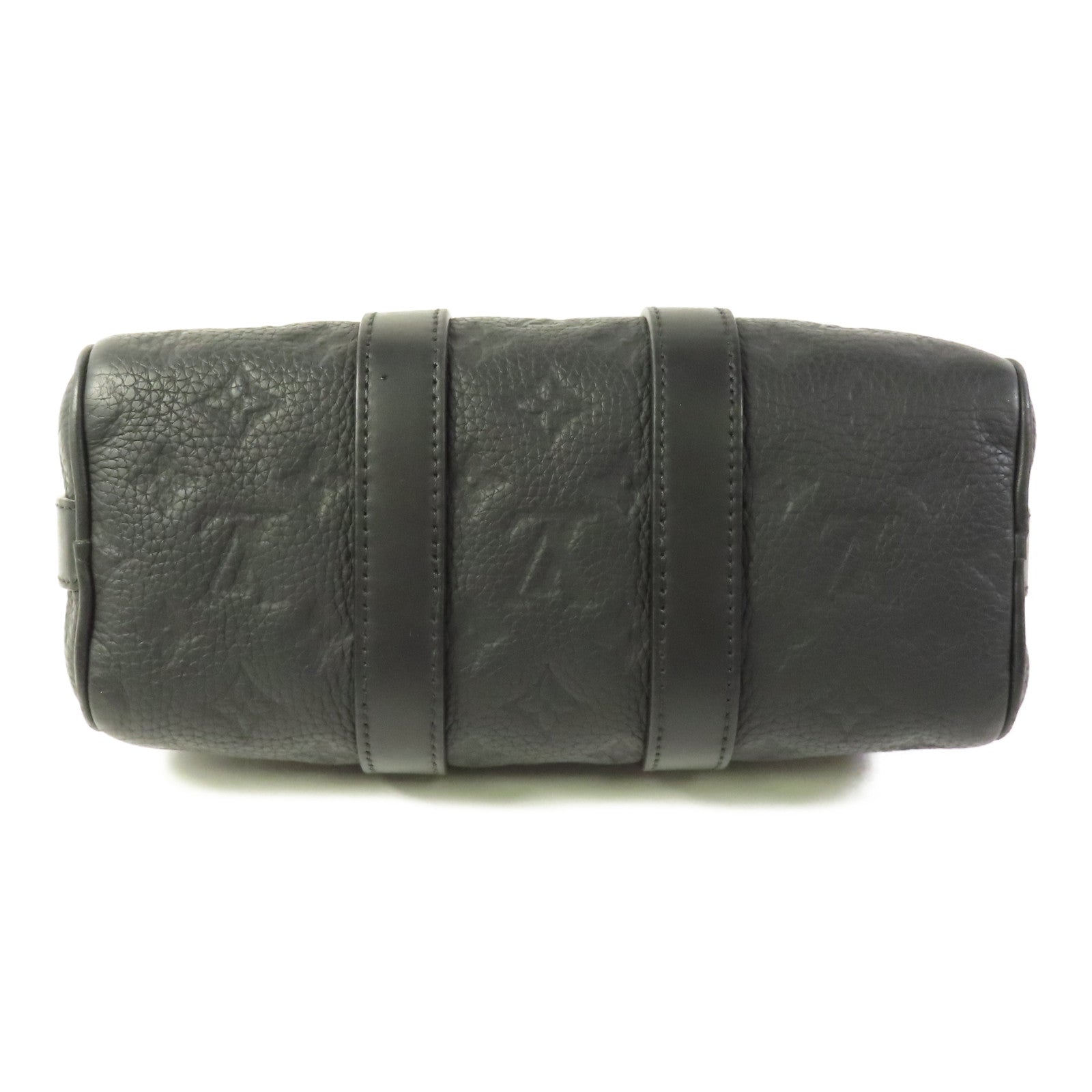 LOUIS VUITTON Taurillon Monogram Keepall Bandouliere 25手挽肩背兩用袋