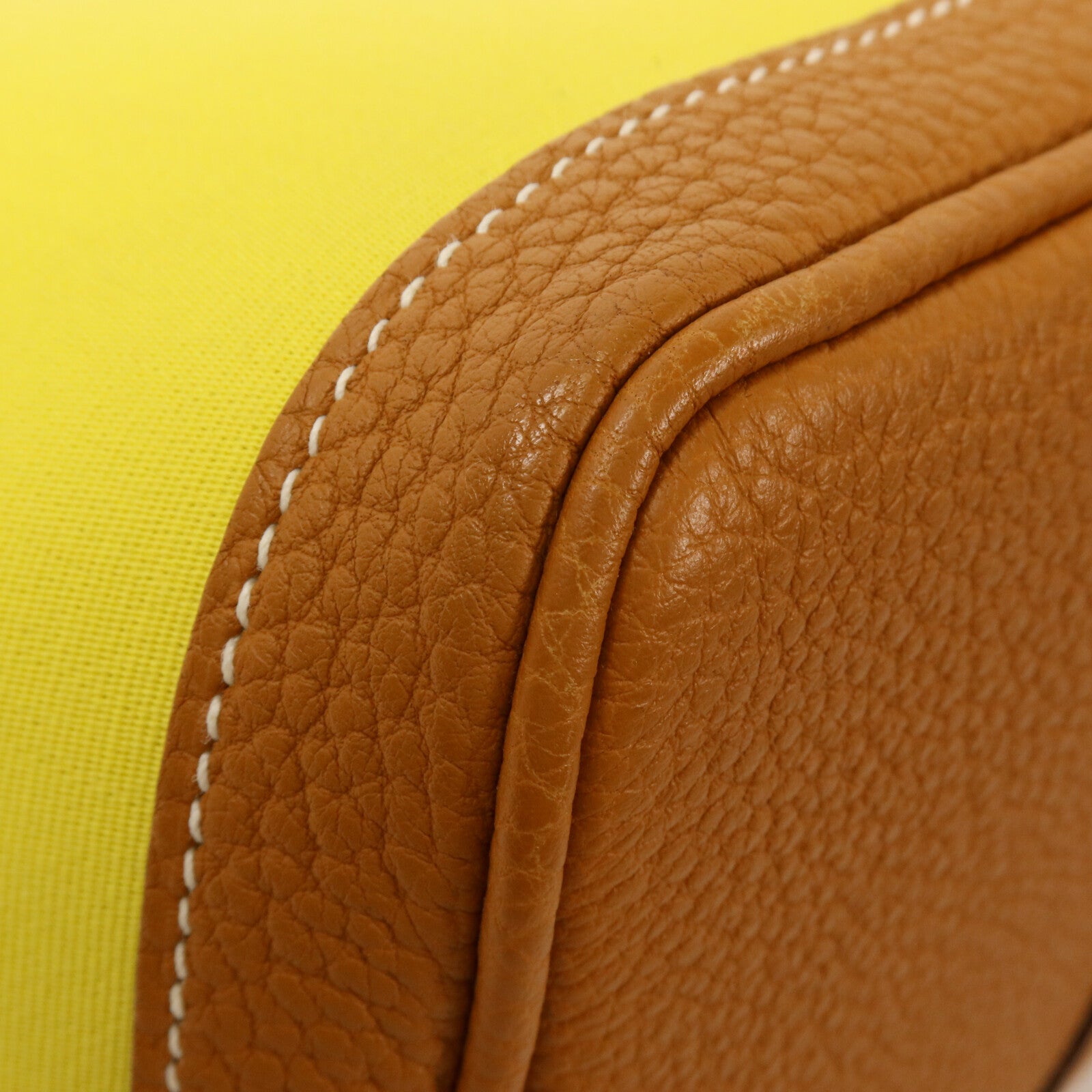 HERMES 帆布Garden Party TPM手挽袋Lime