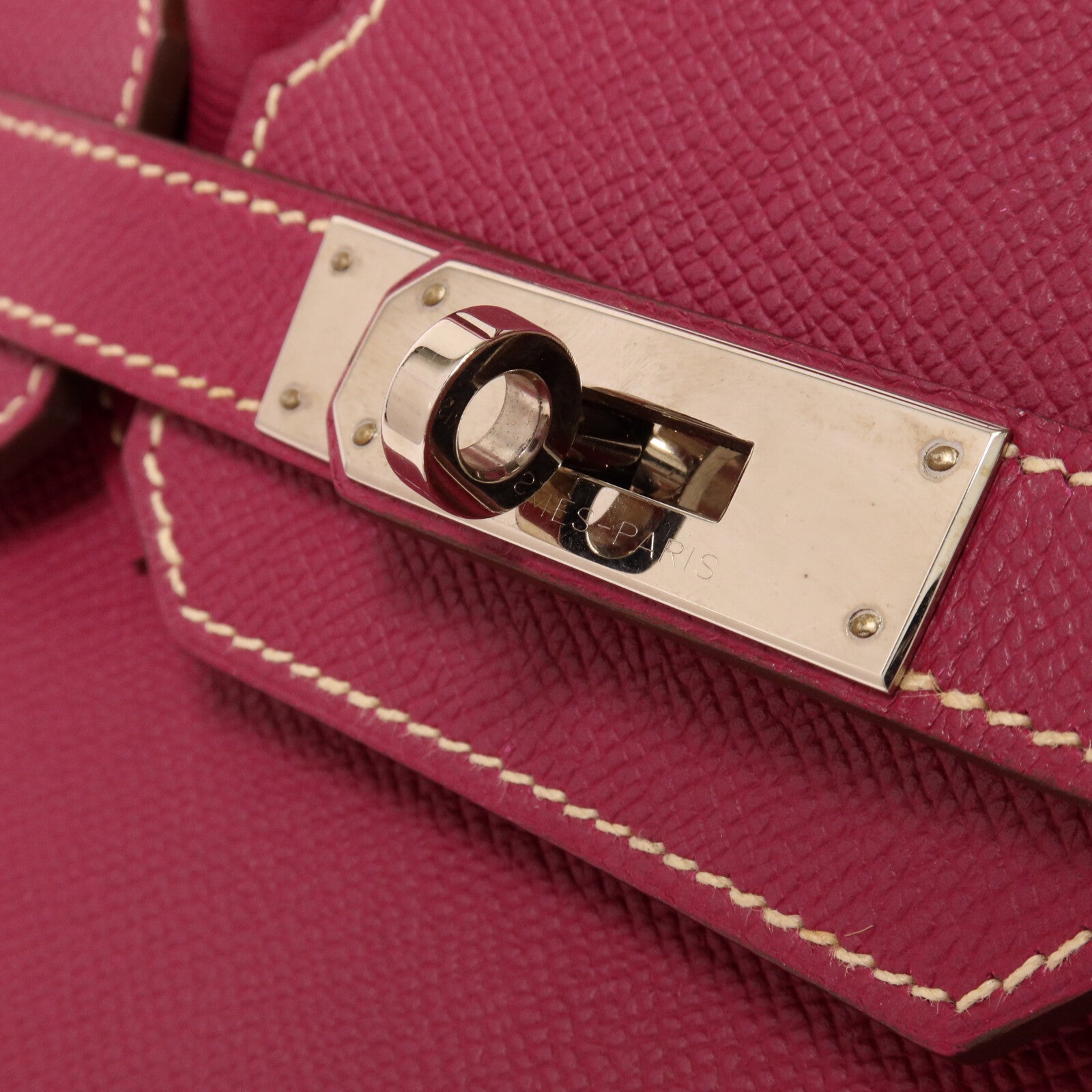 HERMES Epsom皮革Birkin 30手挽袋Tosca
