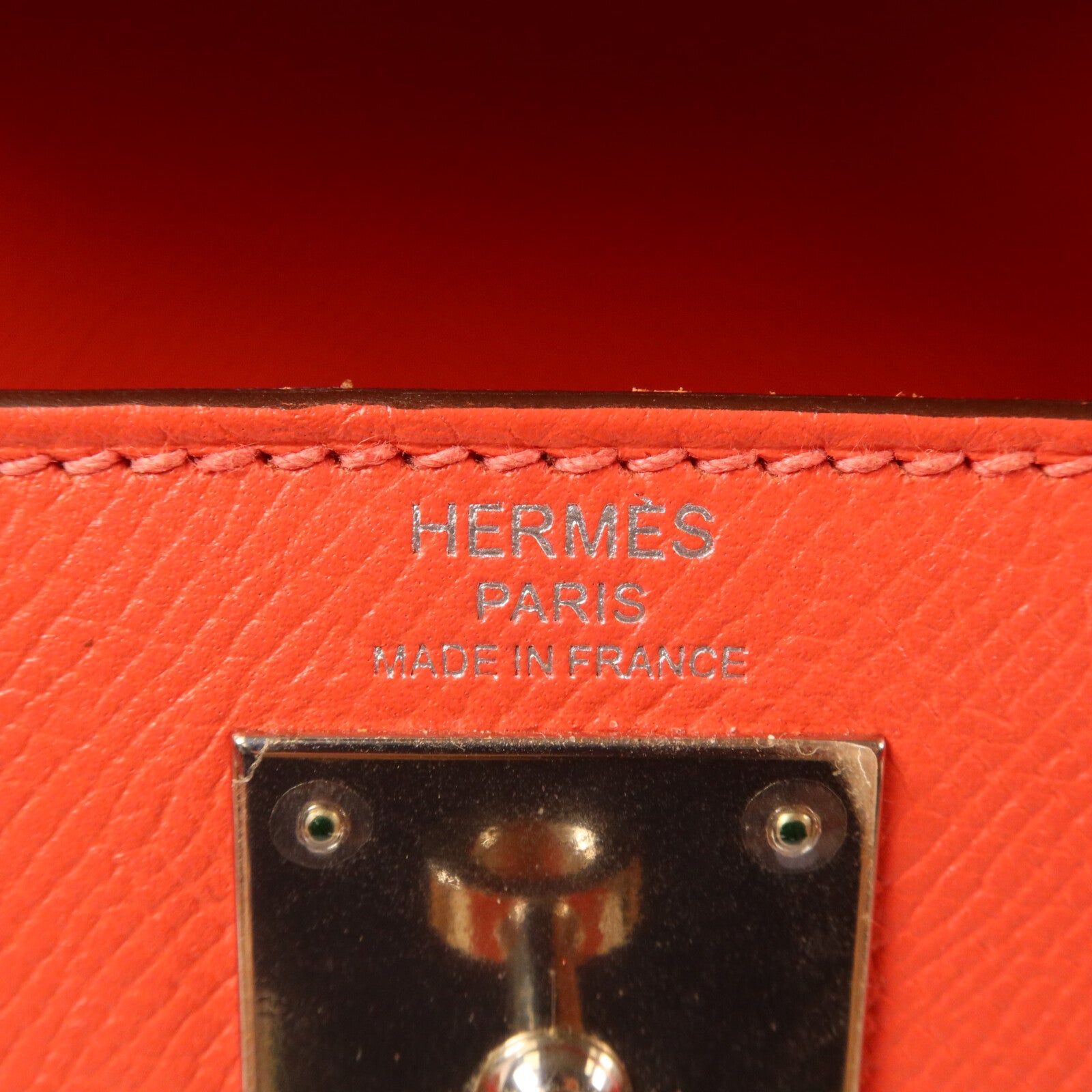 HERMES Epsom皮革Kelly 28手挽肩背兩用袋Rose Jaipur