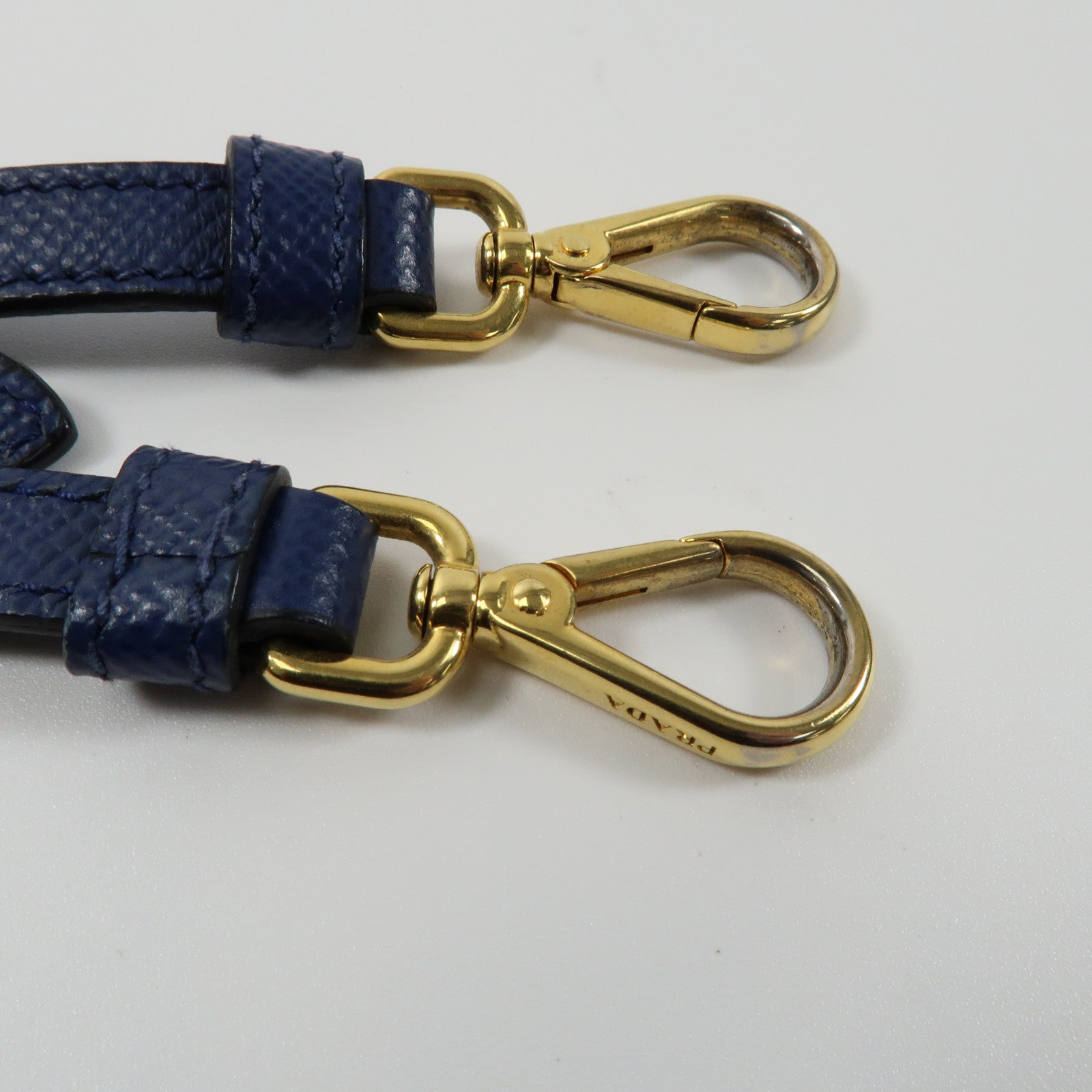 PRADA 牛皮皮革2way Shoulder金扣手挽肩背兩用袋