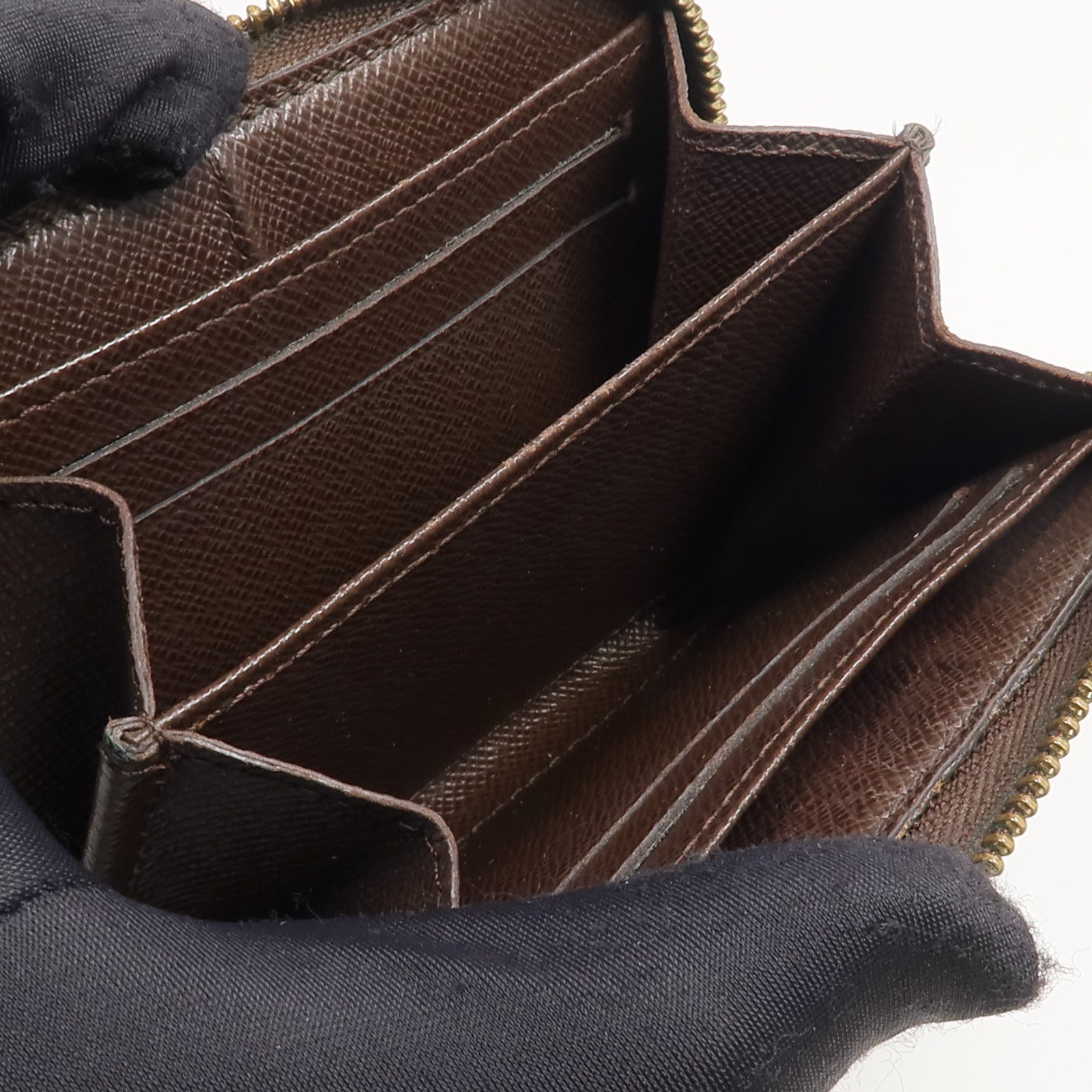 LOUIS VUITTON Damier Zippy Coin Purse金扣零錢包/卡片套
