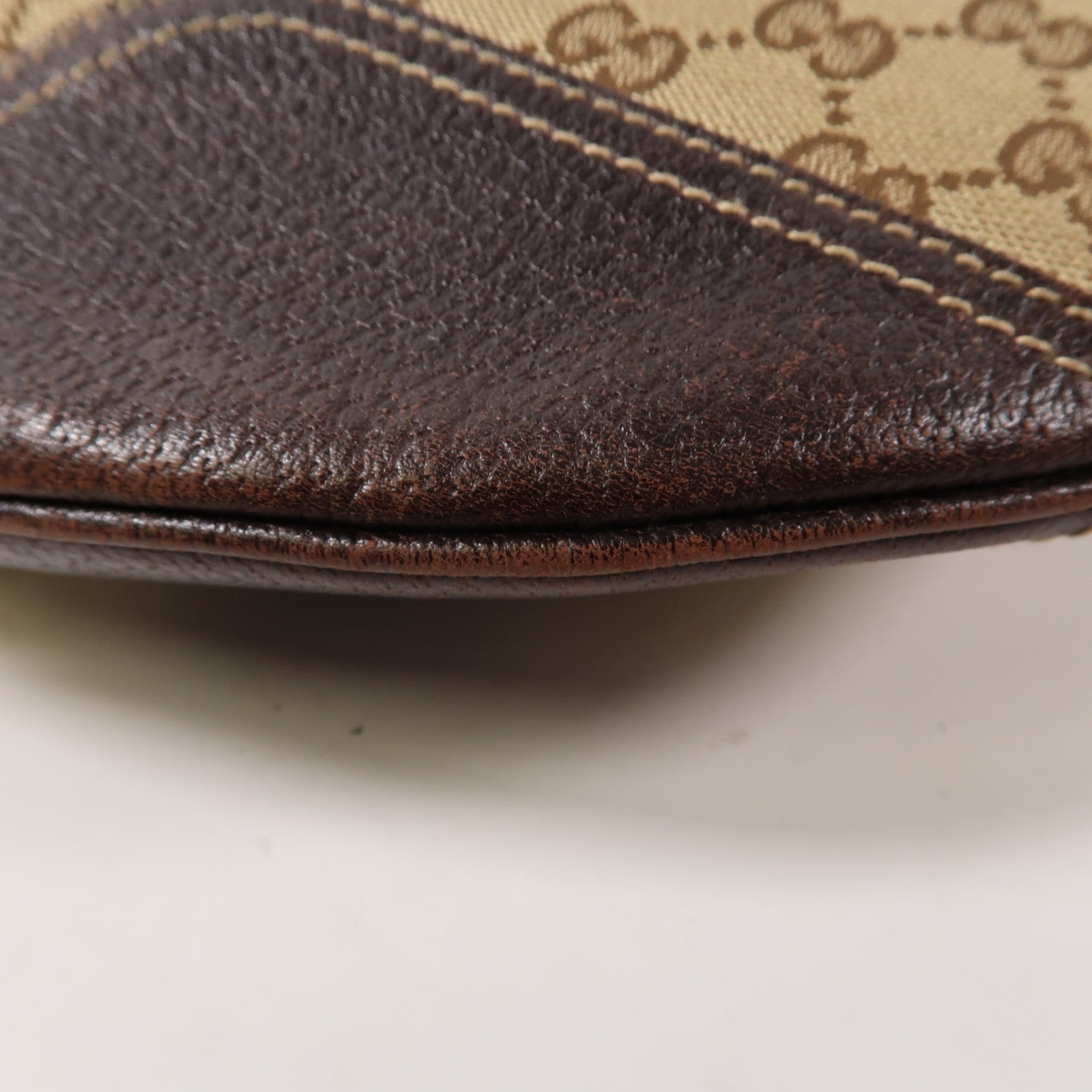 GUCCI GG帆布Princy Hobo Bag金扣肩背袋啡色