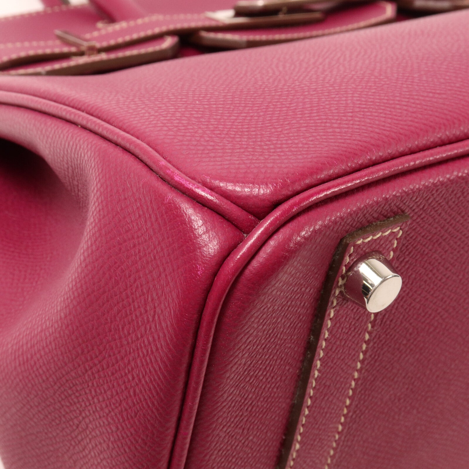 HERMES Epsom皮革Birkin 30手挽袋Tosca