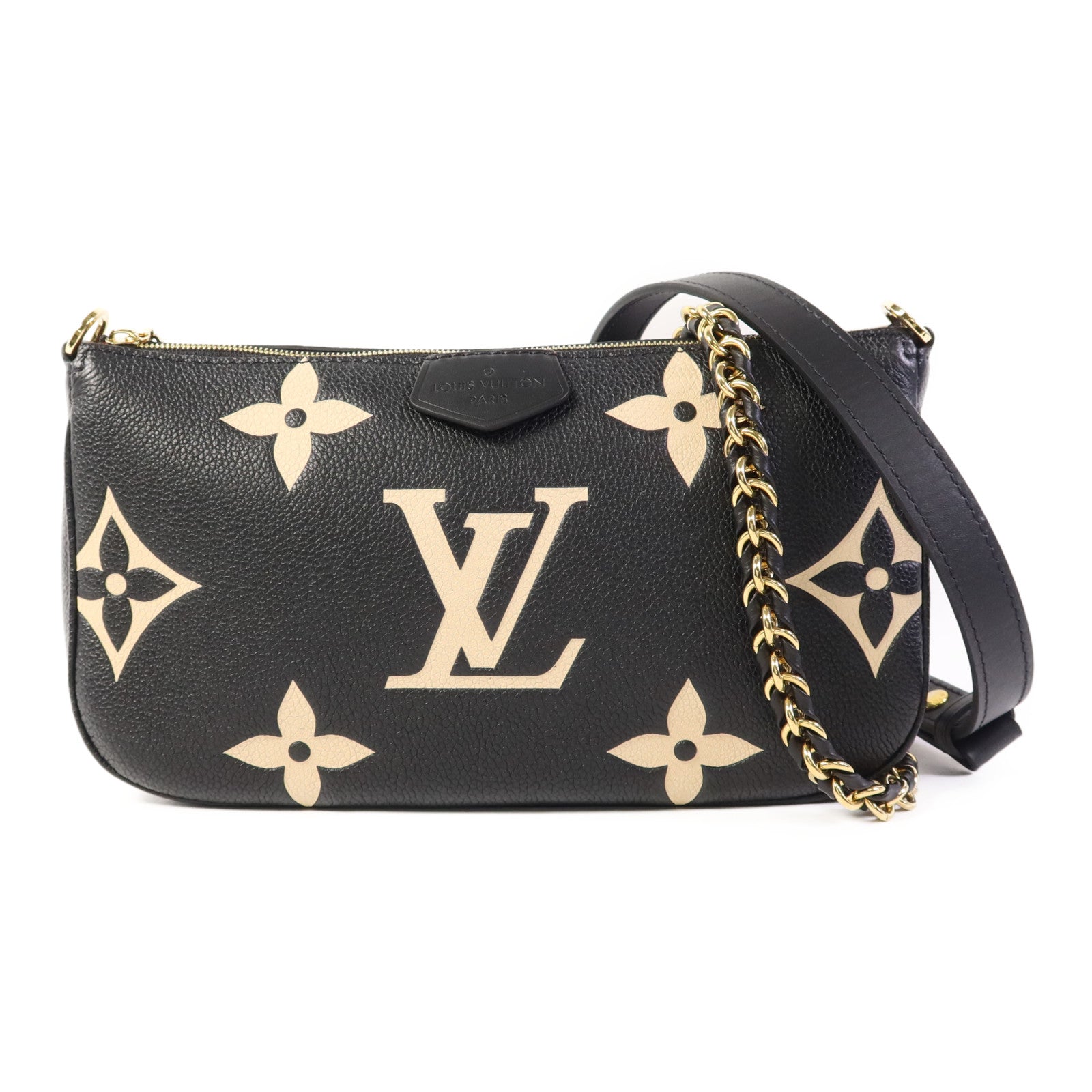 LOUIS VUITTON Monogram Empriente Multi Pochette Accessoires金扣手挽肩背兩用袋
