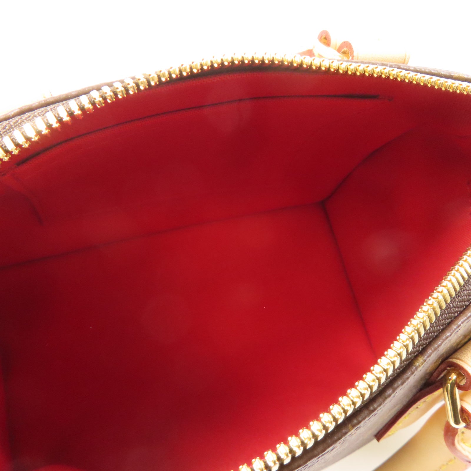 LOUIS VUITTON Monogram Speedy 20金扣手挽肩背兩用袋啡色