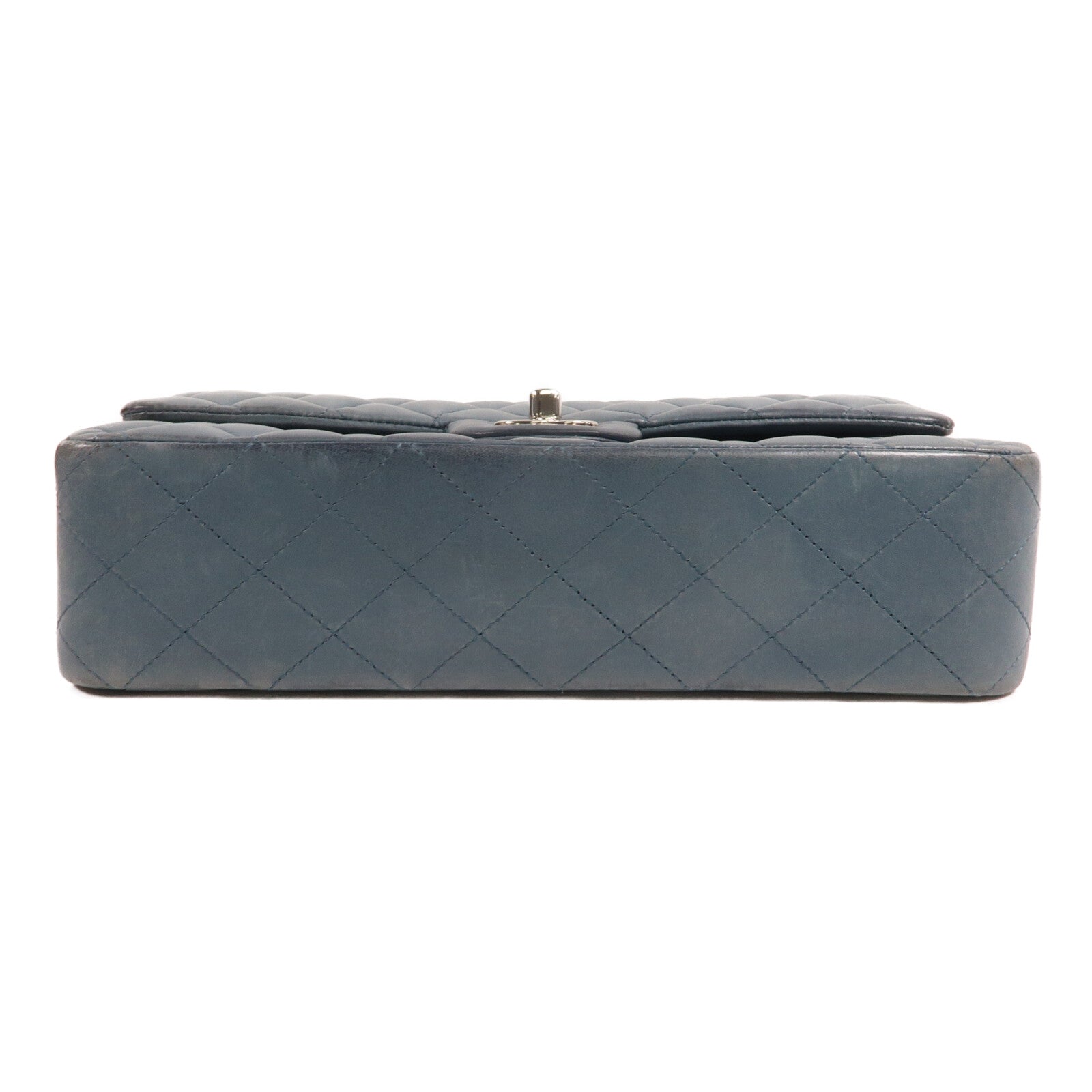 CHANEL 羊皮皮革Classic 25銀扣鏈帶肩背袋