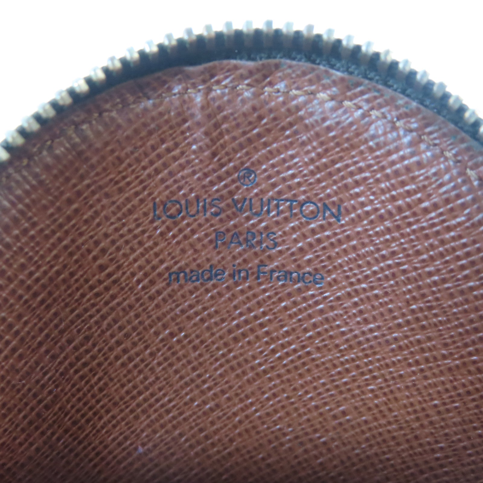 LOUIS VUITTON Monogram Coin Case金扣零錢包啡色
