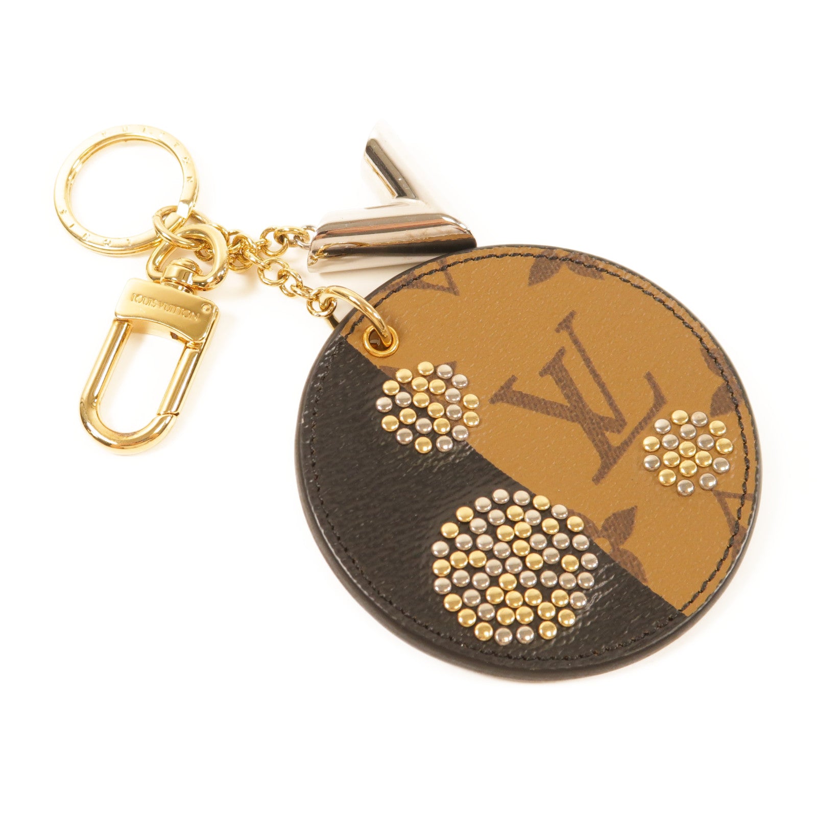 LOUIS VUITTON Monogram Charm Keyring Portocle Night Light金扣掛飾