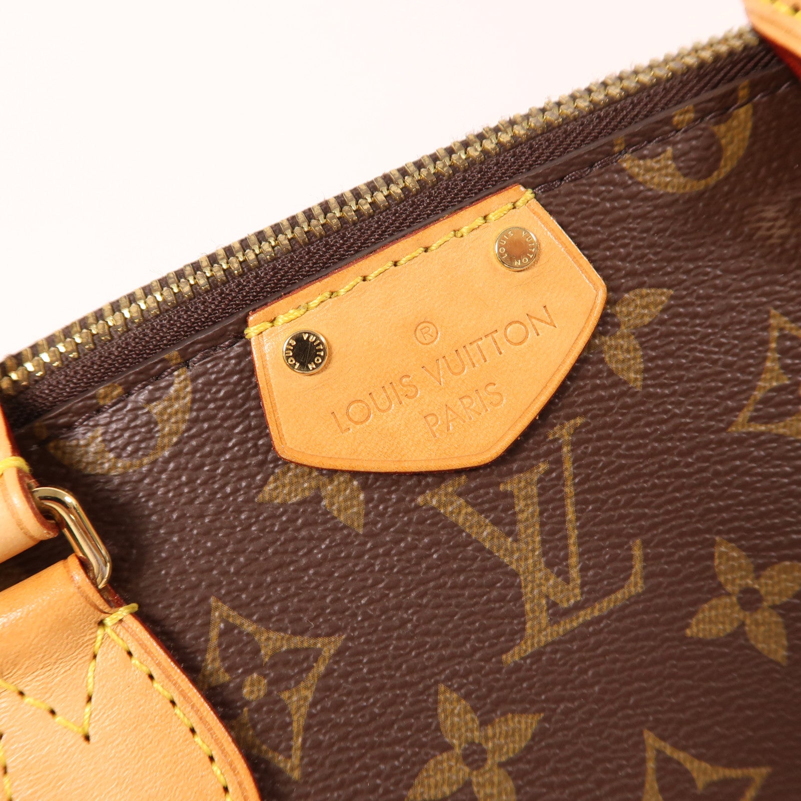 LOUIS VUITTON Monogram Turenne PM金扣手挽肩背兩用袋棕色