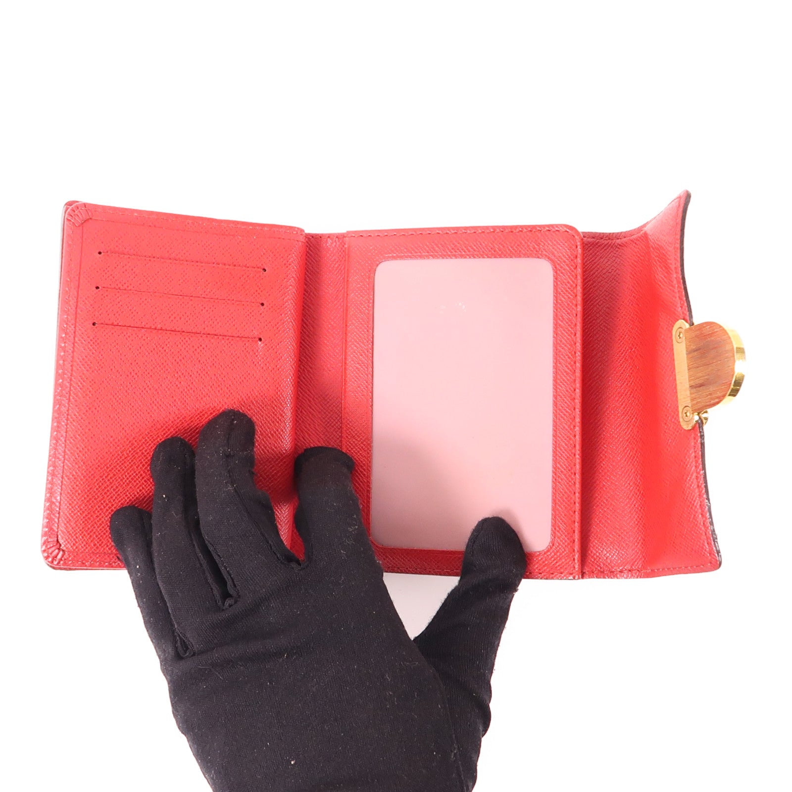 LOUIS VUITTON Damier Portefeuille Koala金扣錢包