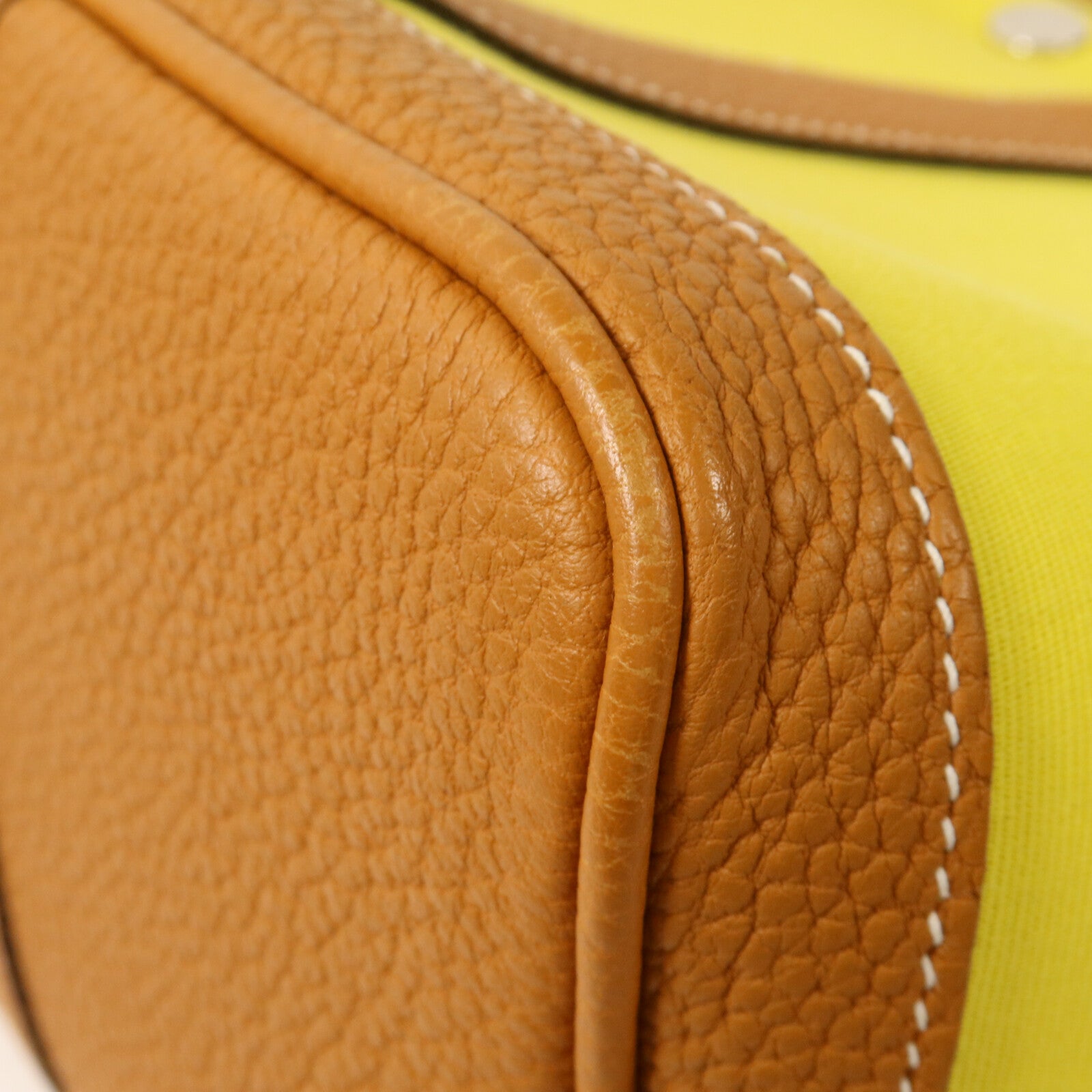 HERMES 帆布Garden Party TPM手挽袋Lime