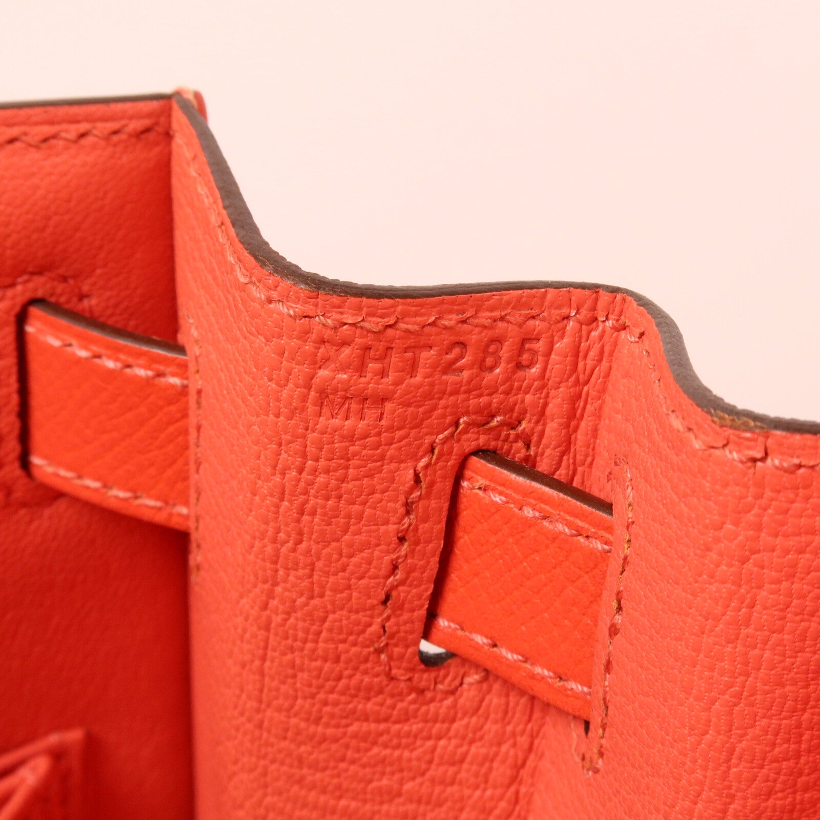 HERMES Epsom皮革Kelly 28手挽肩背兩用袋Rose Jaipur