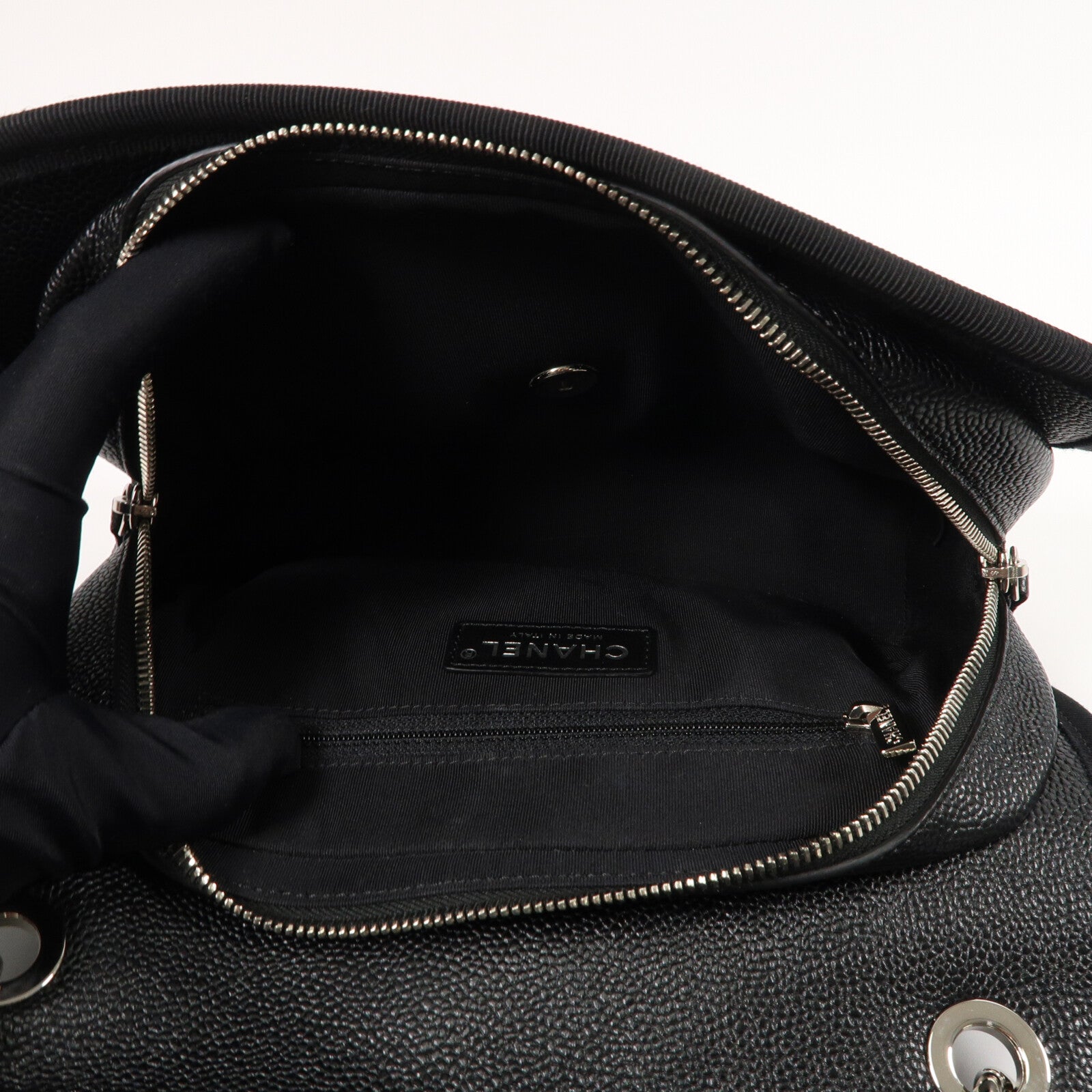 CHANEL 牛皮皮革Top Handle Flap Bag鏈帶手挽肩背兩用袋