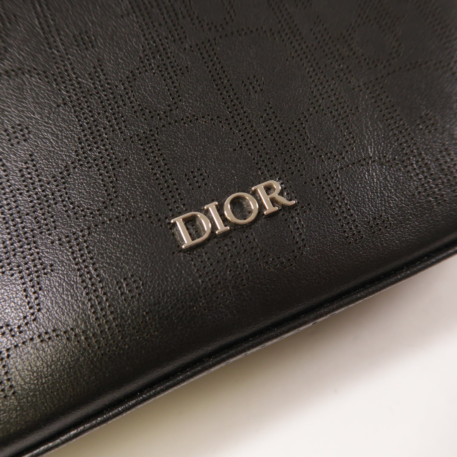 Dior 牛皮皮革Men Galaxy Sagair Messenger Bag銀扣肩背袋