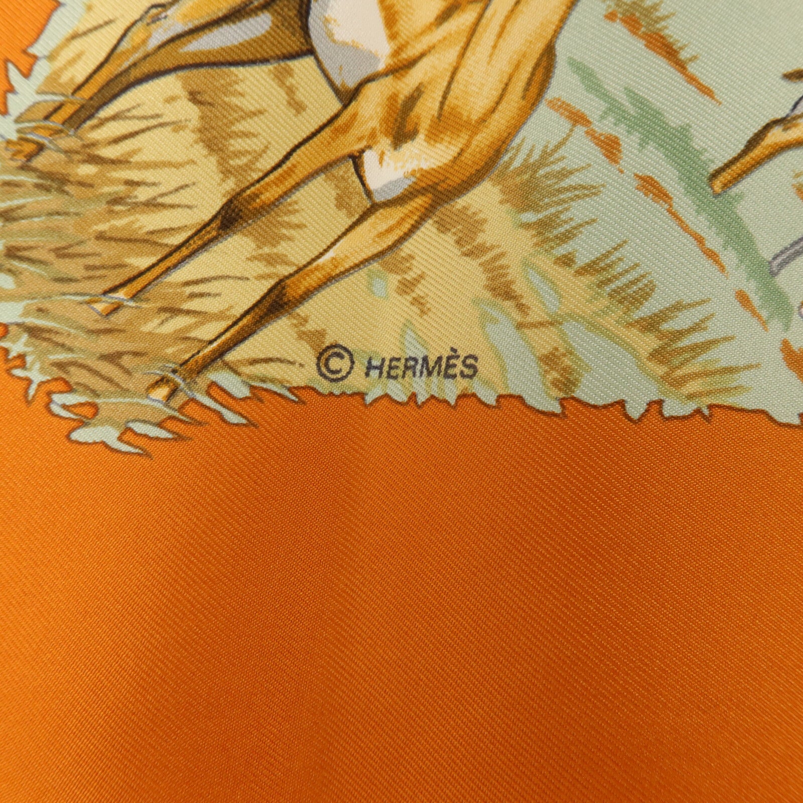 HERMES 絲質Scarf 90X90絲巾