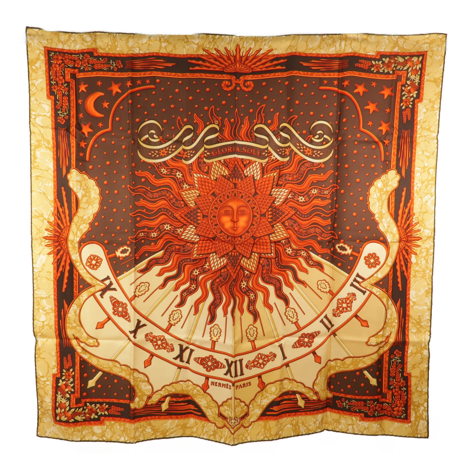 HERMES 絲質Scarf 90x90cm絲巾