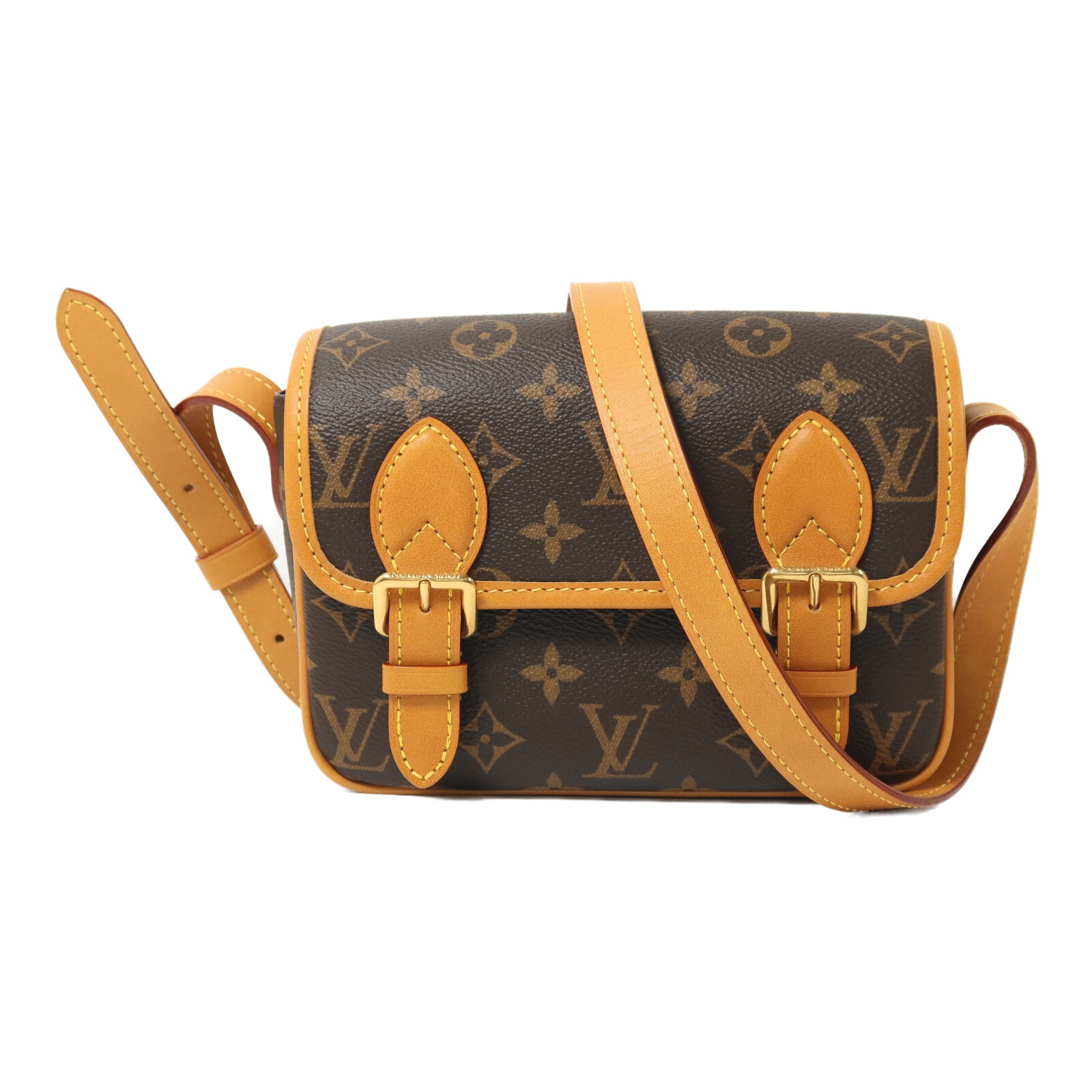 LOUIS VUITTON Monogram Satchel金扣肩背袋