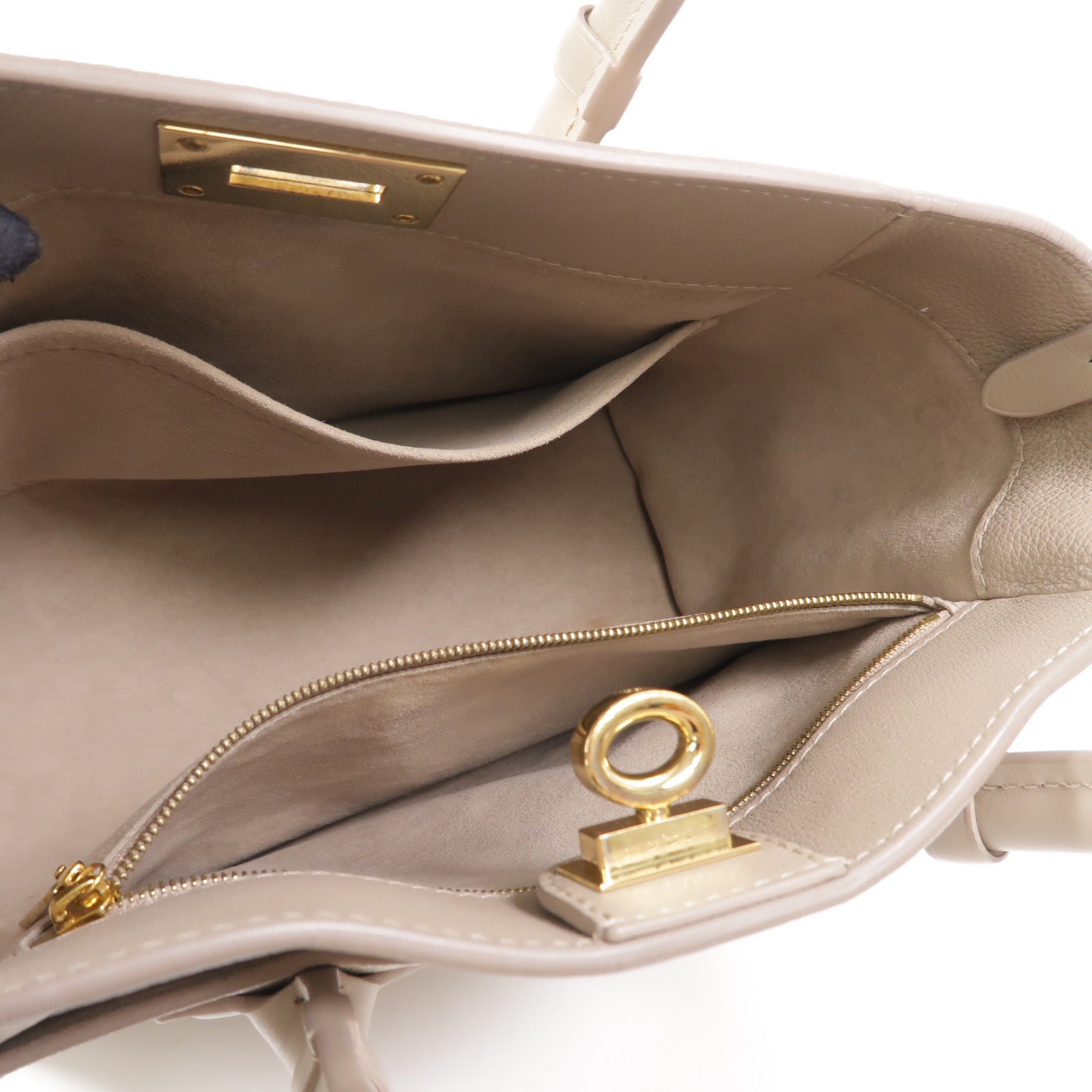 LOUIS VUITTON Monogram Mahina On My Side PM金扣手挽肩背兩用袋