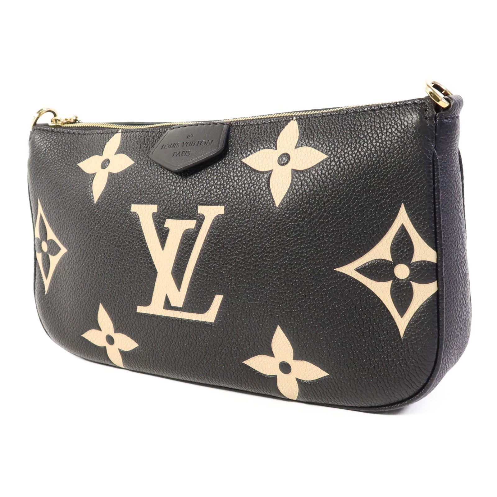 LOUIS VUITTON Monogram Empriente Multi Pochette Accessoires金扣手挽肩背兩用袋