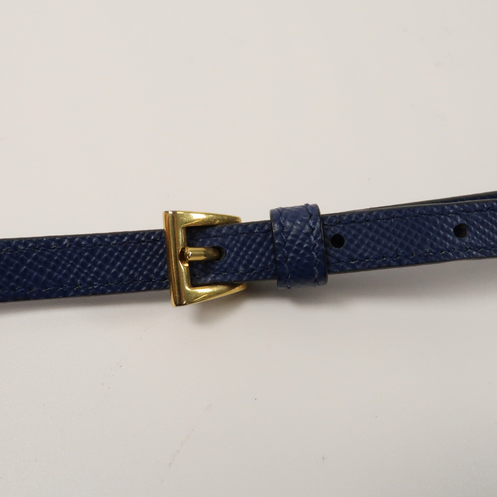 PRADA 牛皮皮革2way Shoulder金扣手挽肩背兩用袋