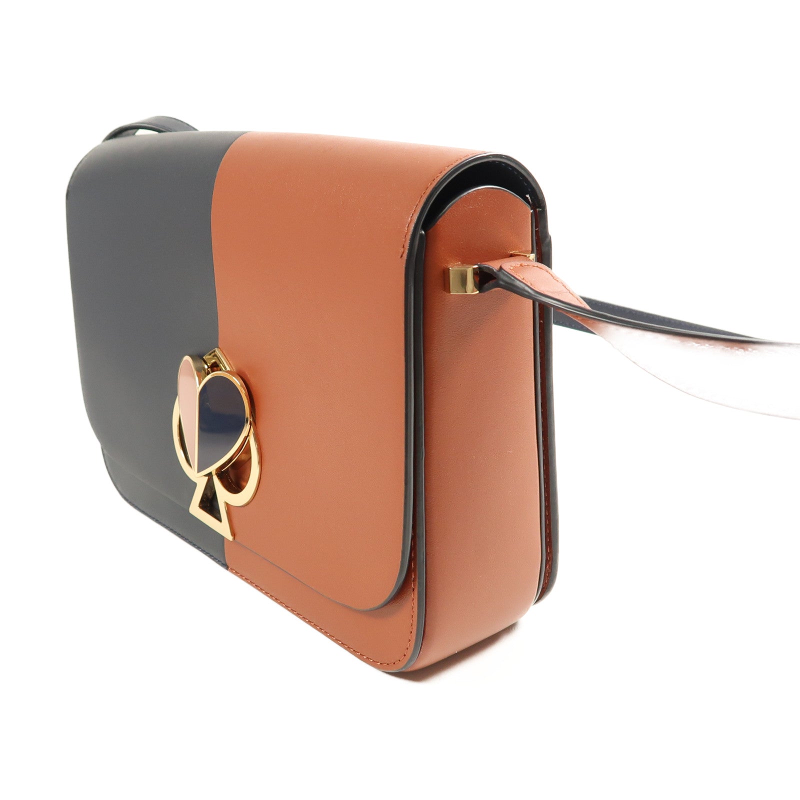 Kate Spade 牛皮皮革Shoulder Bag金扣肩背袋