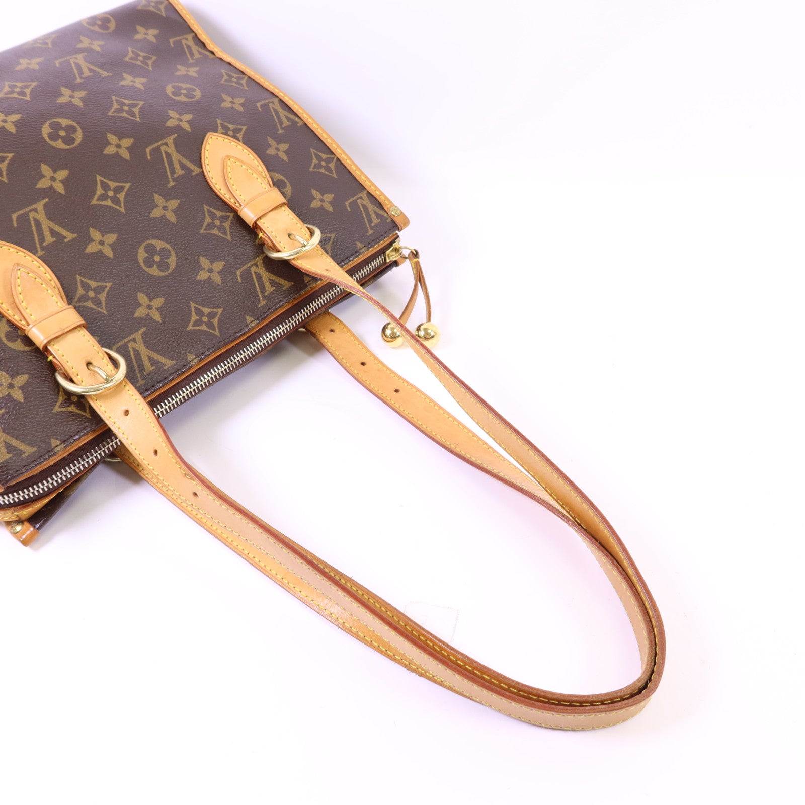 LOUIS VUITTON Monogram Popincourt Haut金扣肩背袋