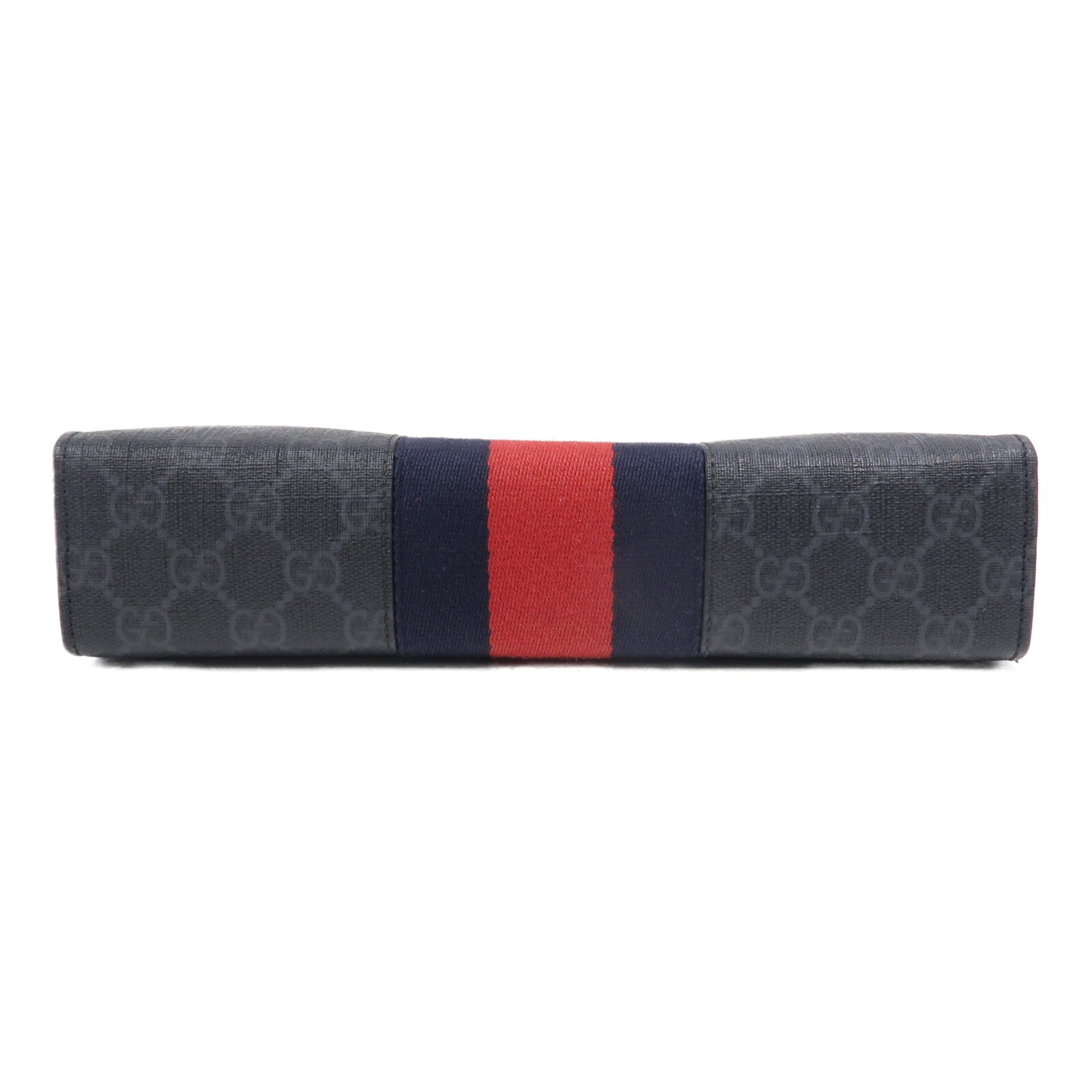 GUCCI 塗層帆布GG Web Pouch手拿包