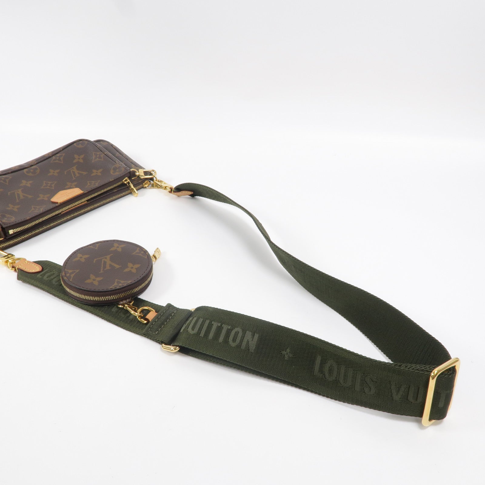 LOUIS VUITTON Monogram Multi Pochette Accessoires金扣肩背袋