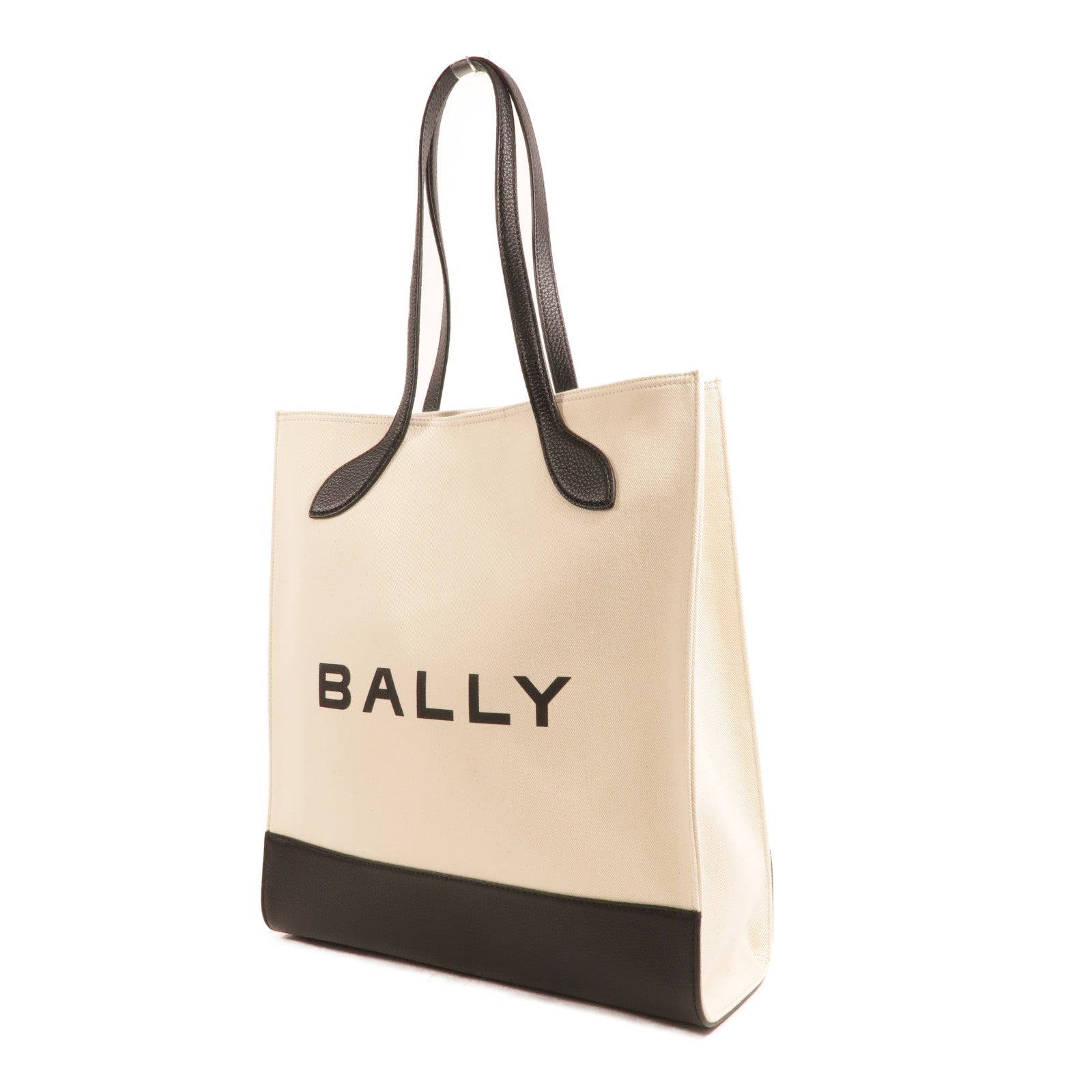 BALLY 帆布Bar Keep On Tote Bag肩背袋