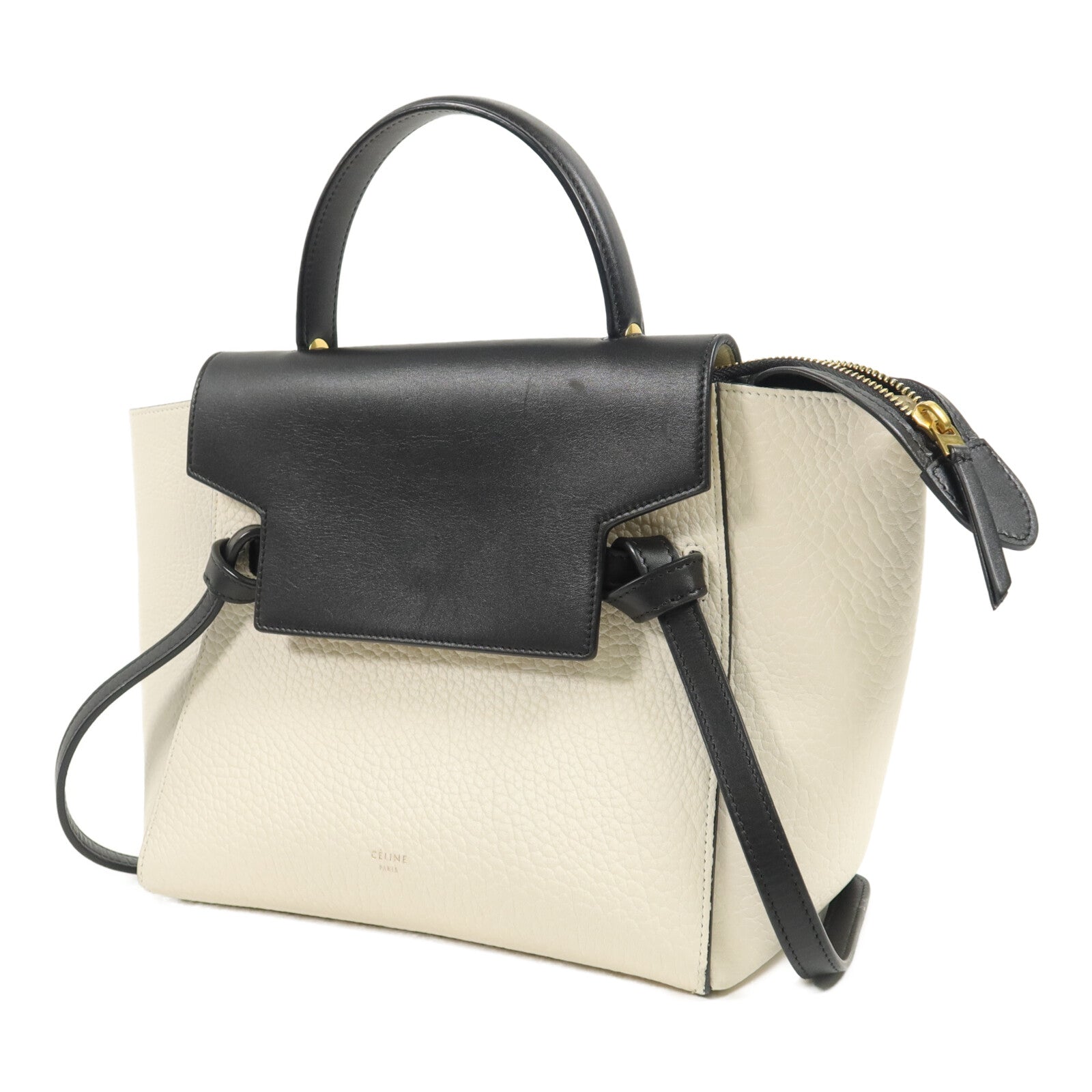 CELINE 牛皮皮革Micro Belt手挽肩背兩用袋