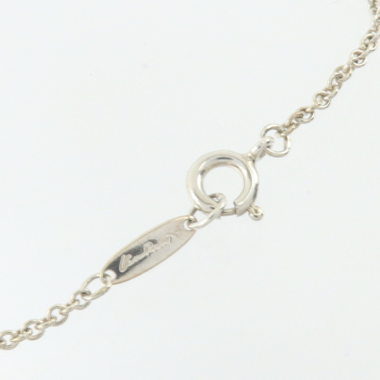 TIFFANY＆CO 925純銀Elsa Peretti Teardrop 5 Bracelet手鏈