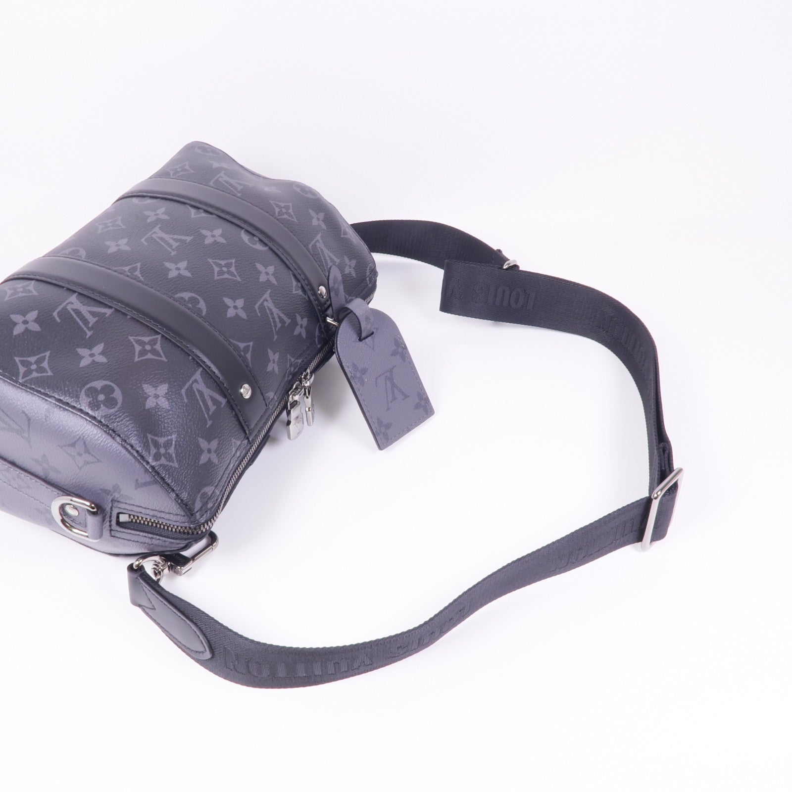 LOUIS VUITTON LV City Keepall Shoulder Bag M45936 Monogram Eclipse Black