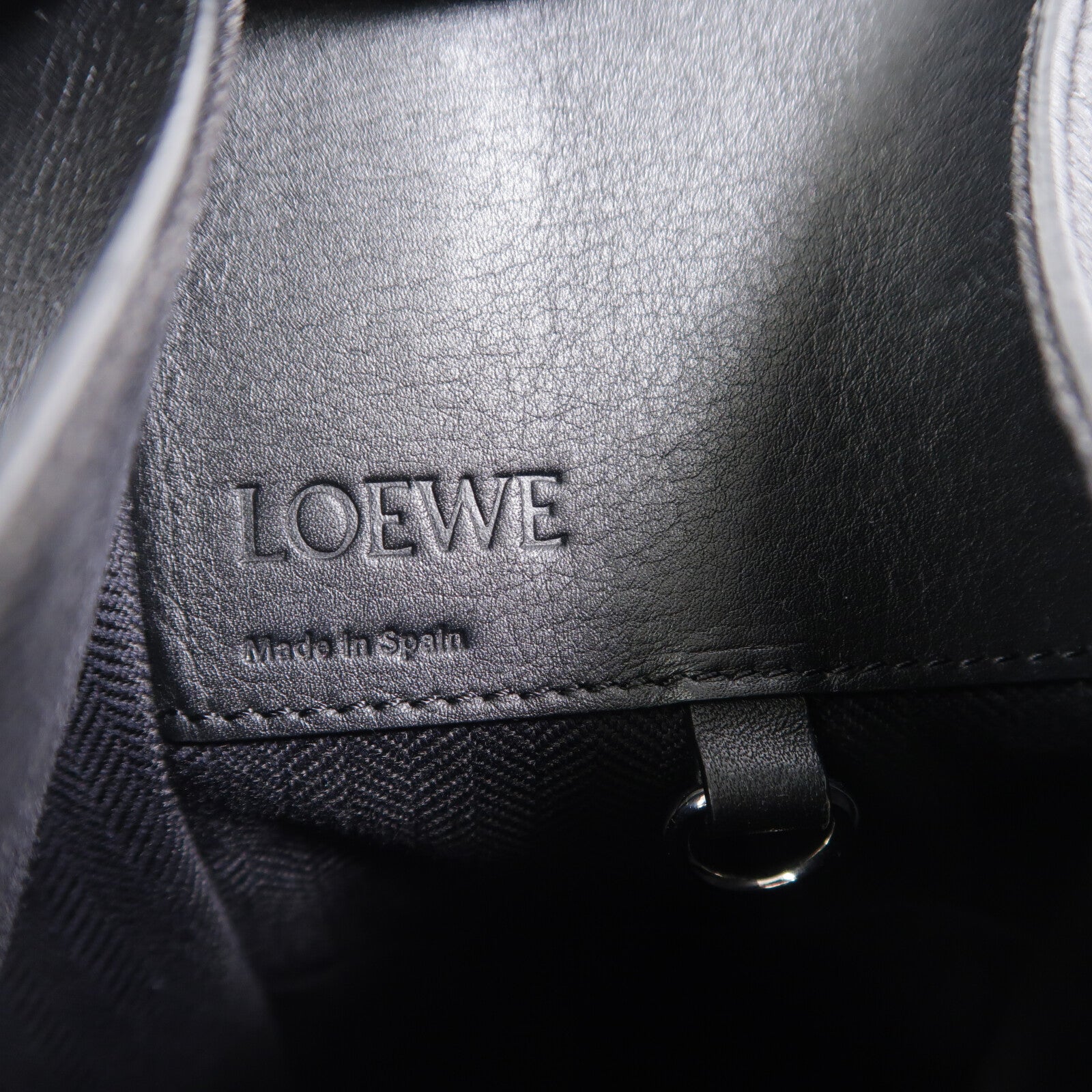 LOEWE 牛皮皮革Hammock Small手挽肩背兩用袋