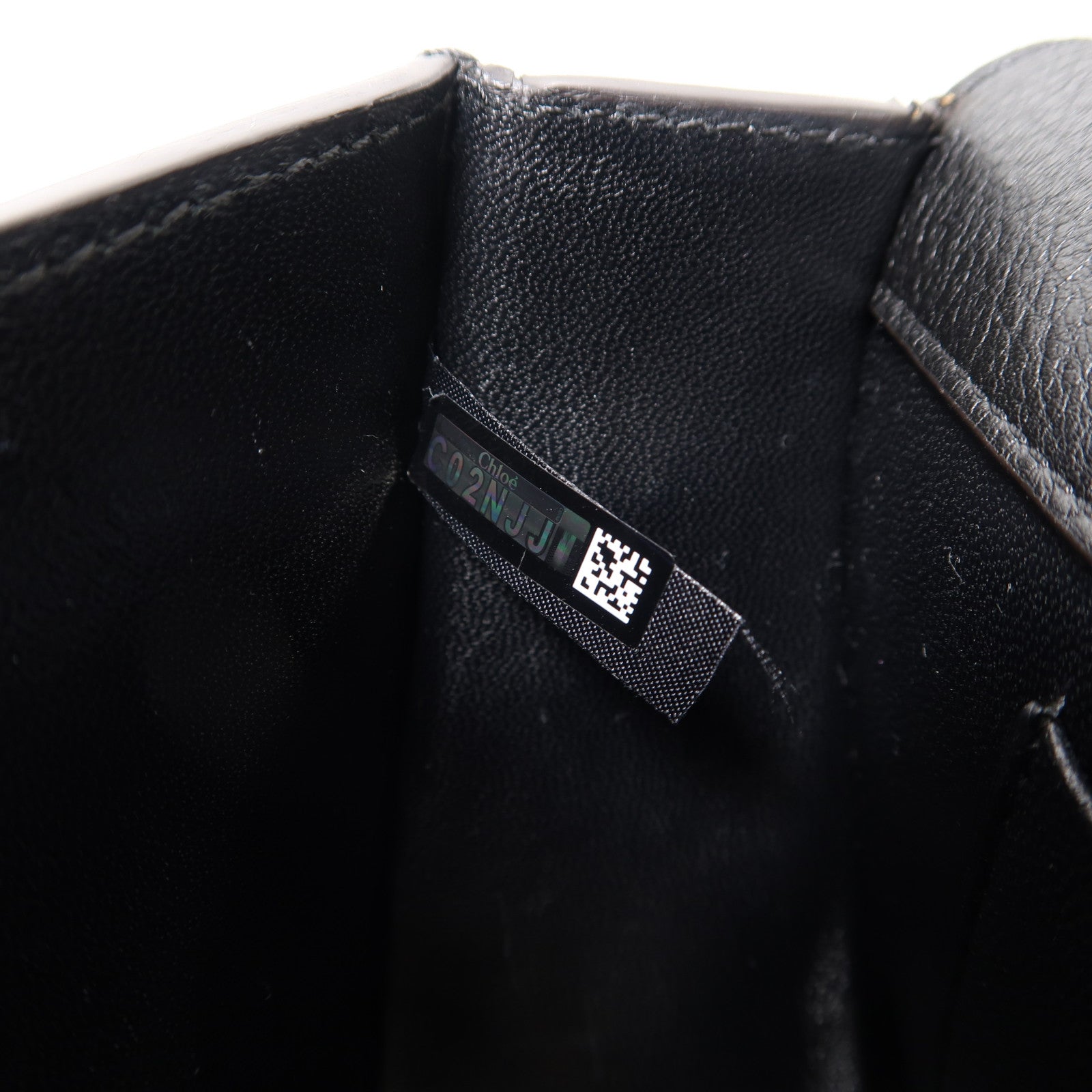 Chloe 牛皮皮革Nile Bracelet Bag金扣手挽肩背兩用袋黑色