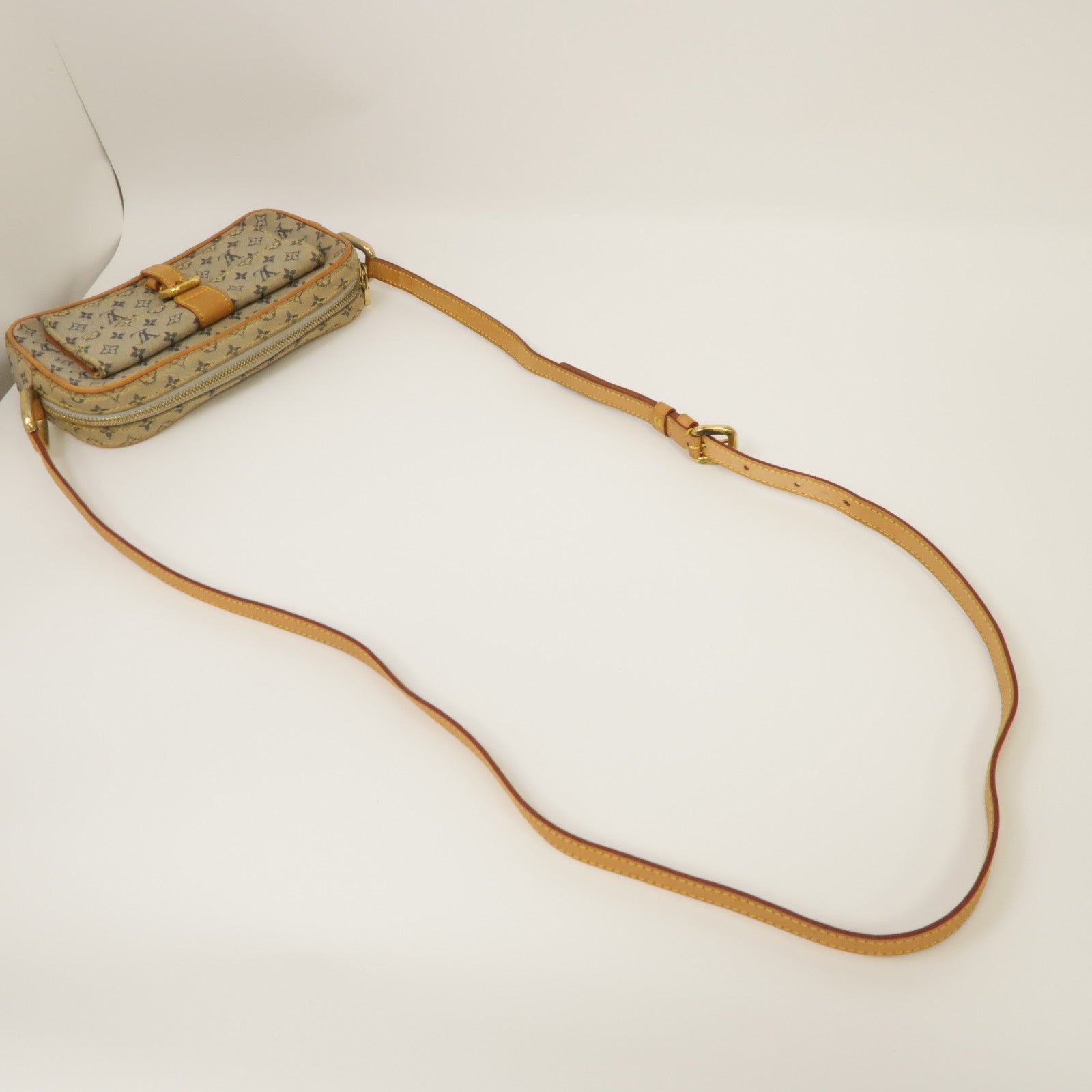 LOUIS VUITTON Monogram Mini Juliet MM金扣肩背袋藍色