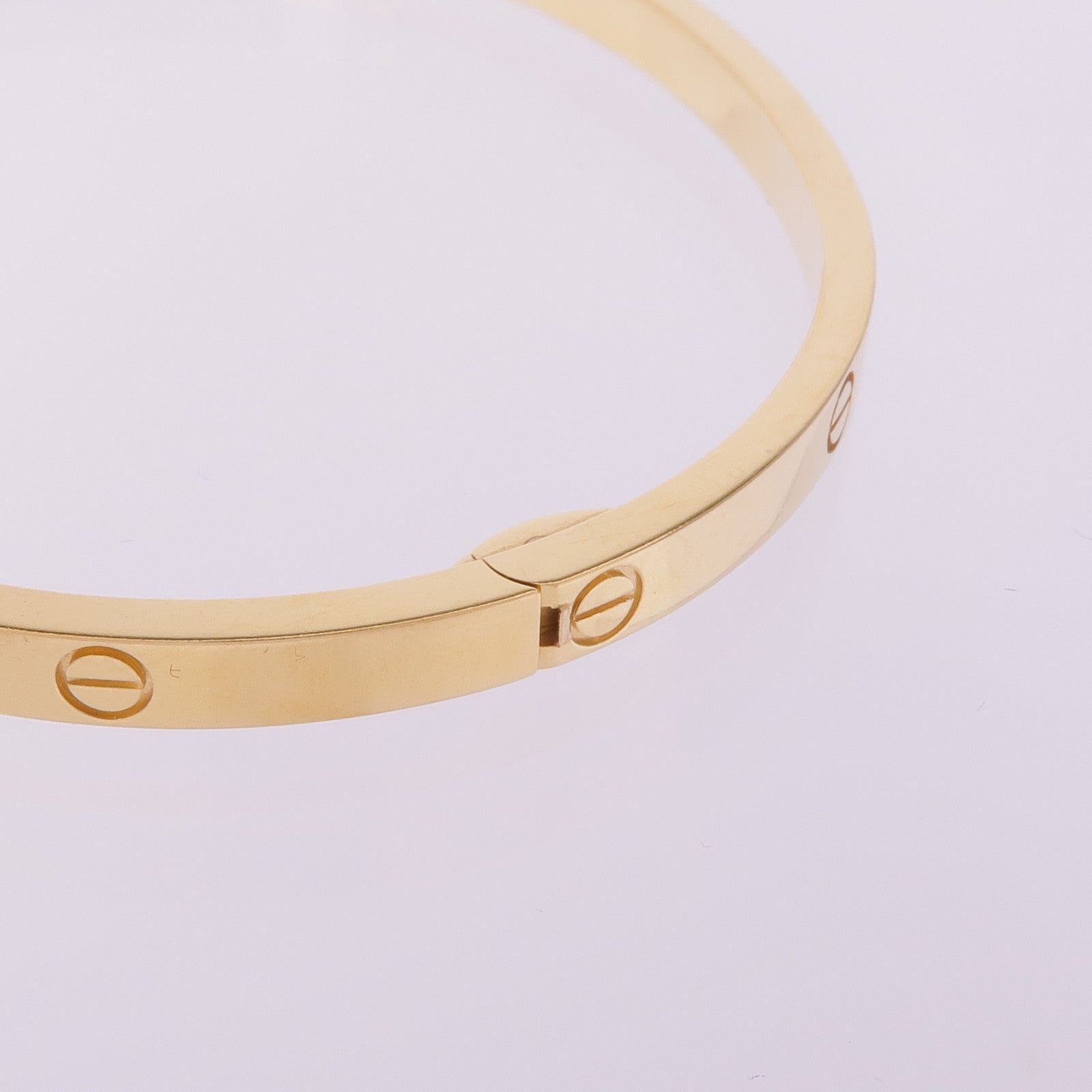 CARTIER 18K黄金Love Bangle手鐲#17