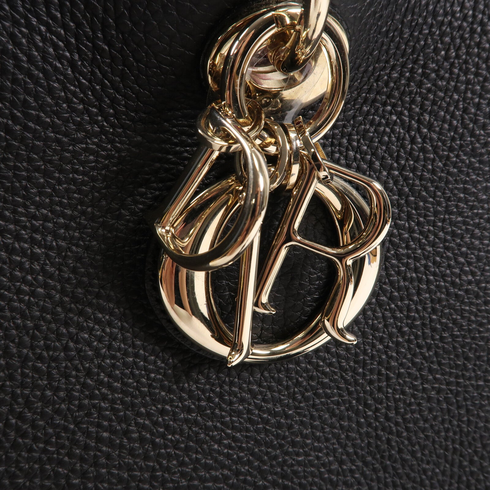 Dior 牛皮皮革Diorissimo金扣手挽肩背兩用袋