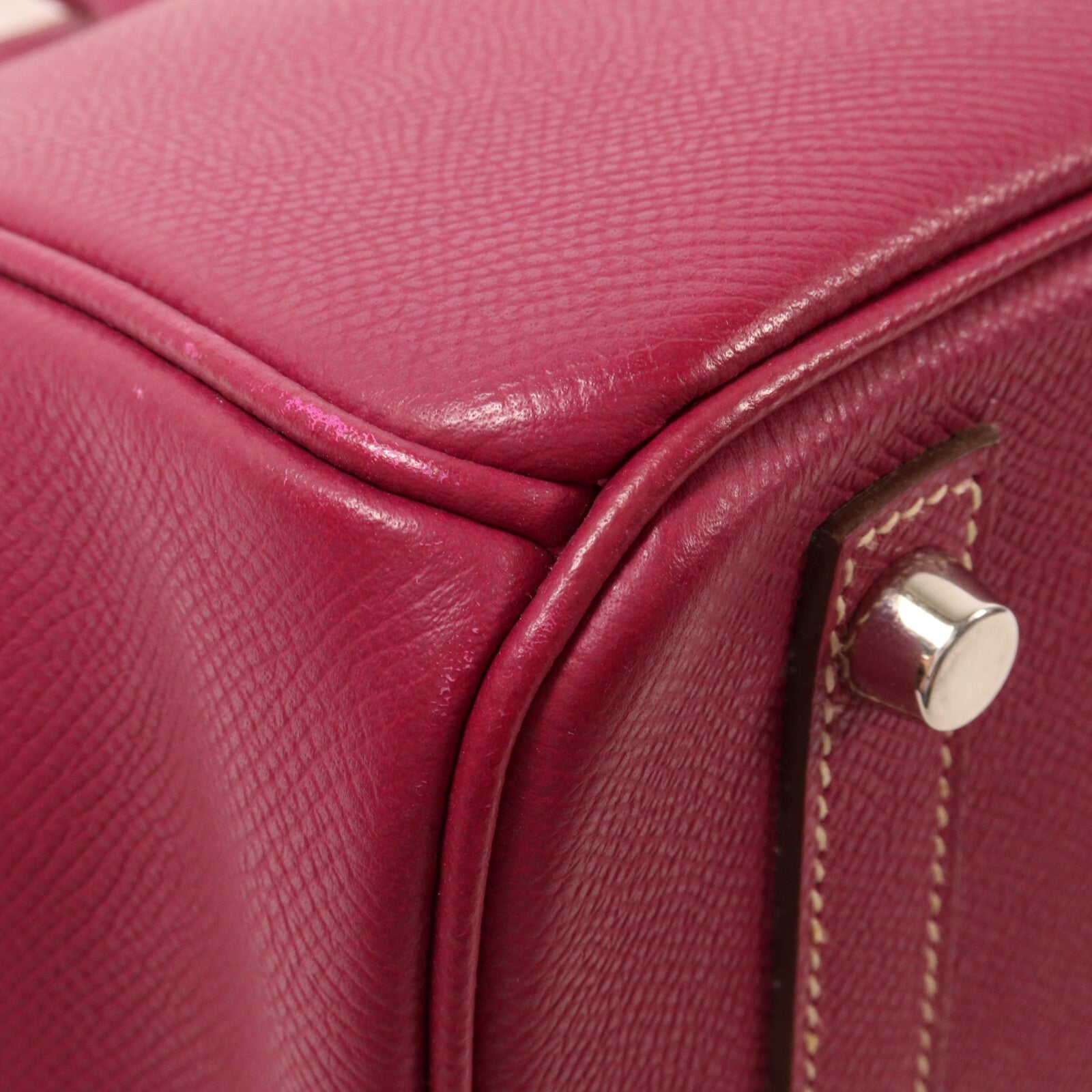 HERMES Epsom皮革Birkin 30手挽袋Tosca