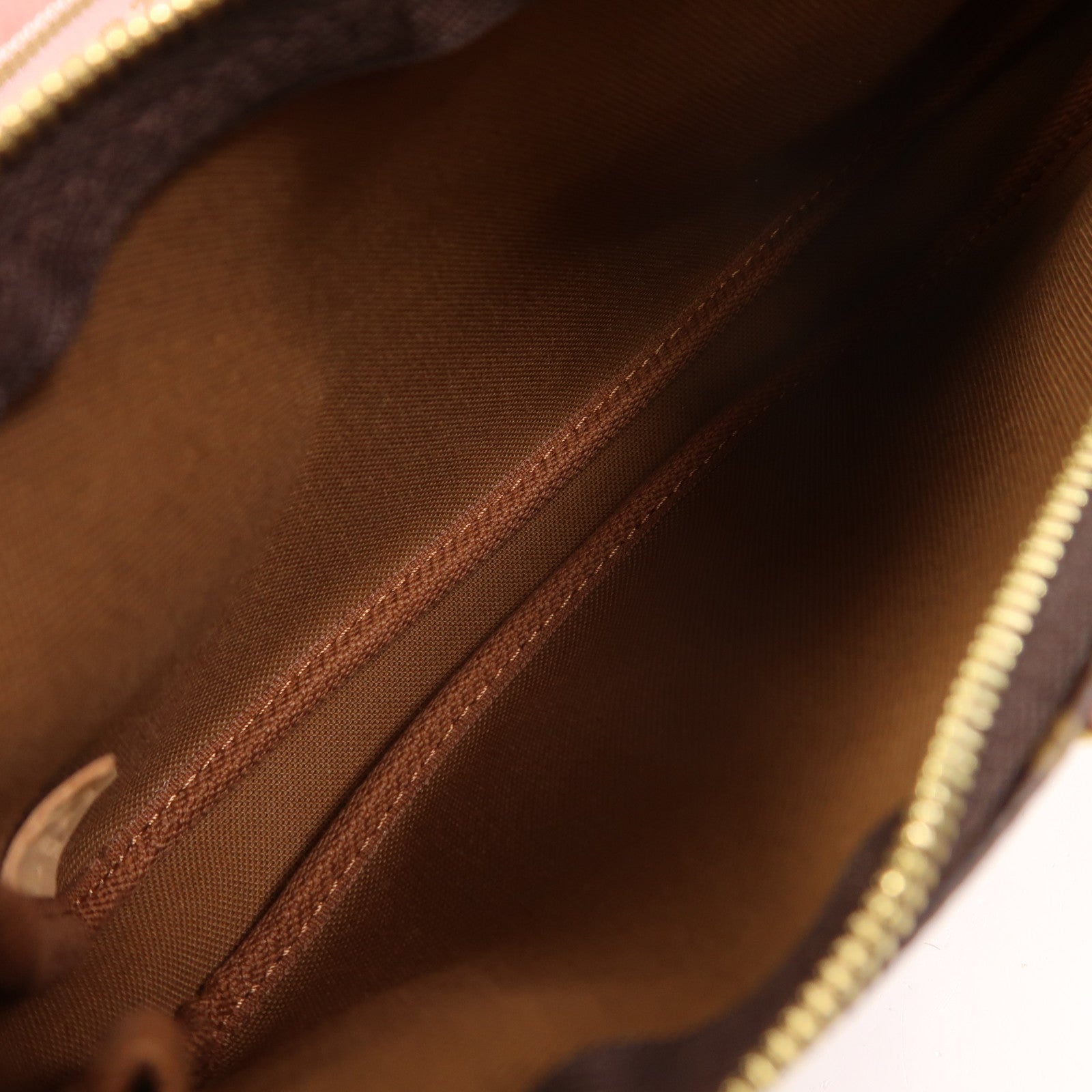 LOUIS VUITTON Monogram Multi Pochette Accessoires金扣手挽肩背兩用袋棕色