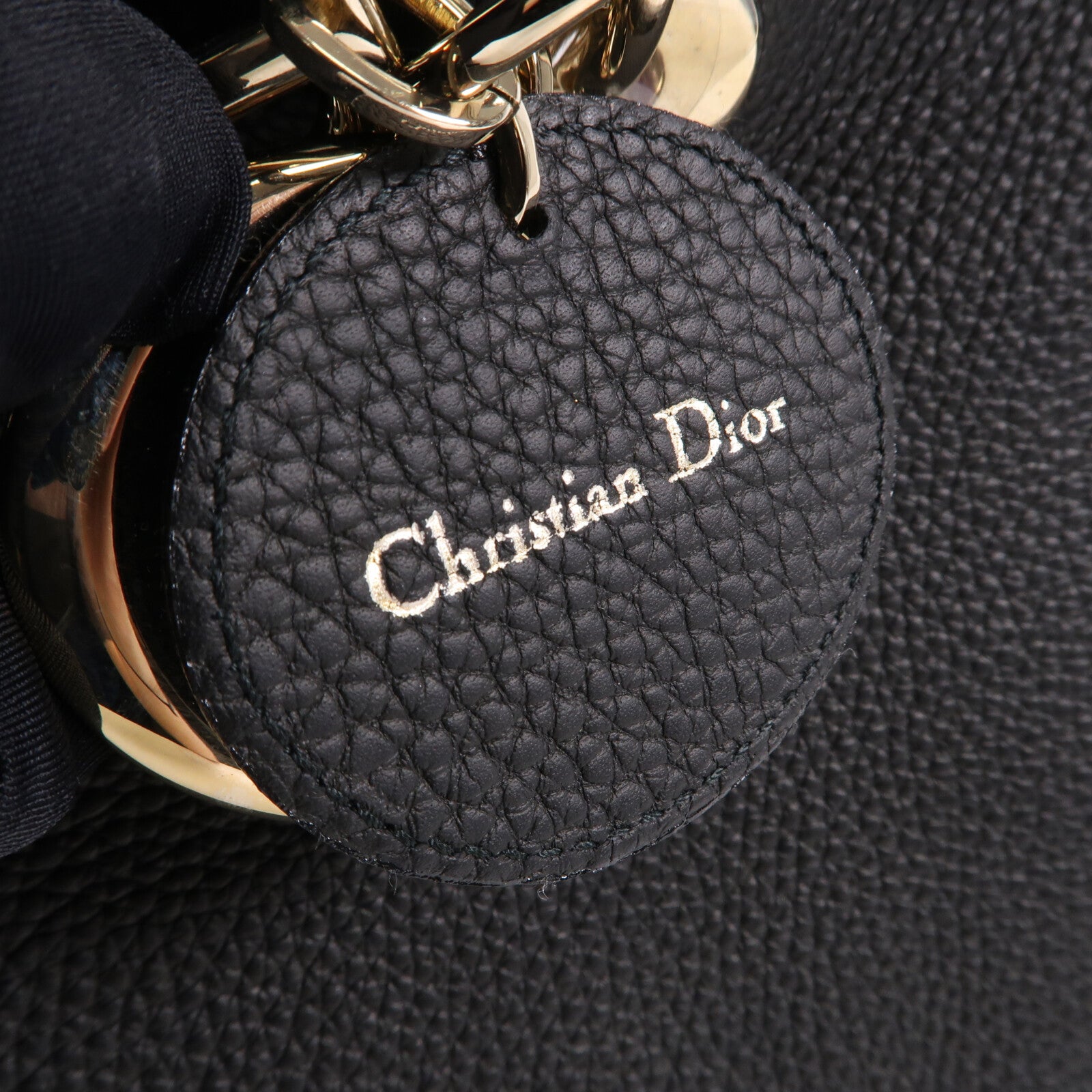 Dior 牛皮皮革Diorissimo金扣手挽肩背兩用袋