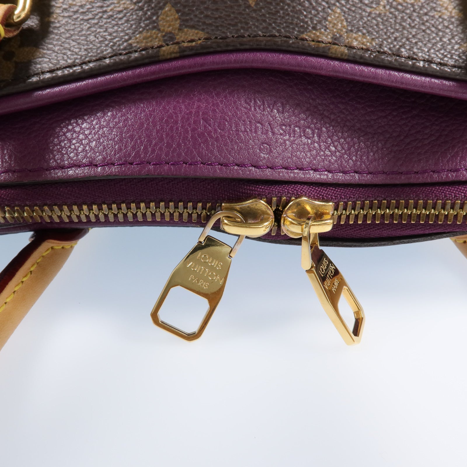 LOUIS VUITTON Monogram Pallas MM金扣手挽肩背兩用袋