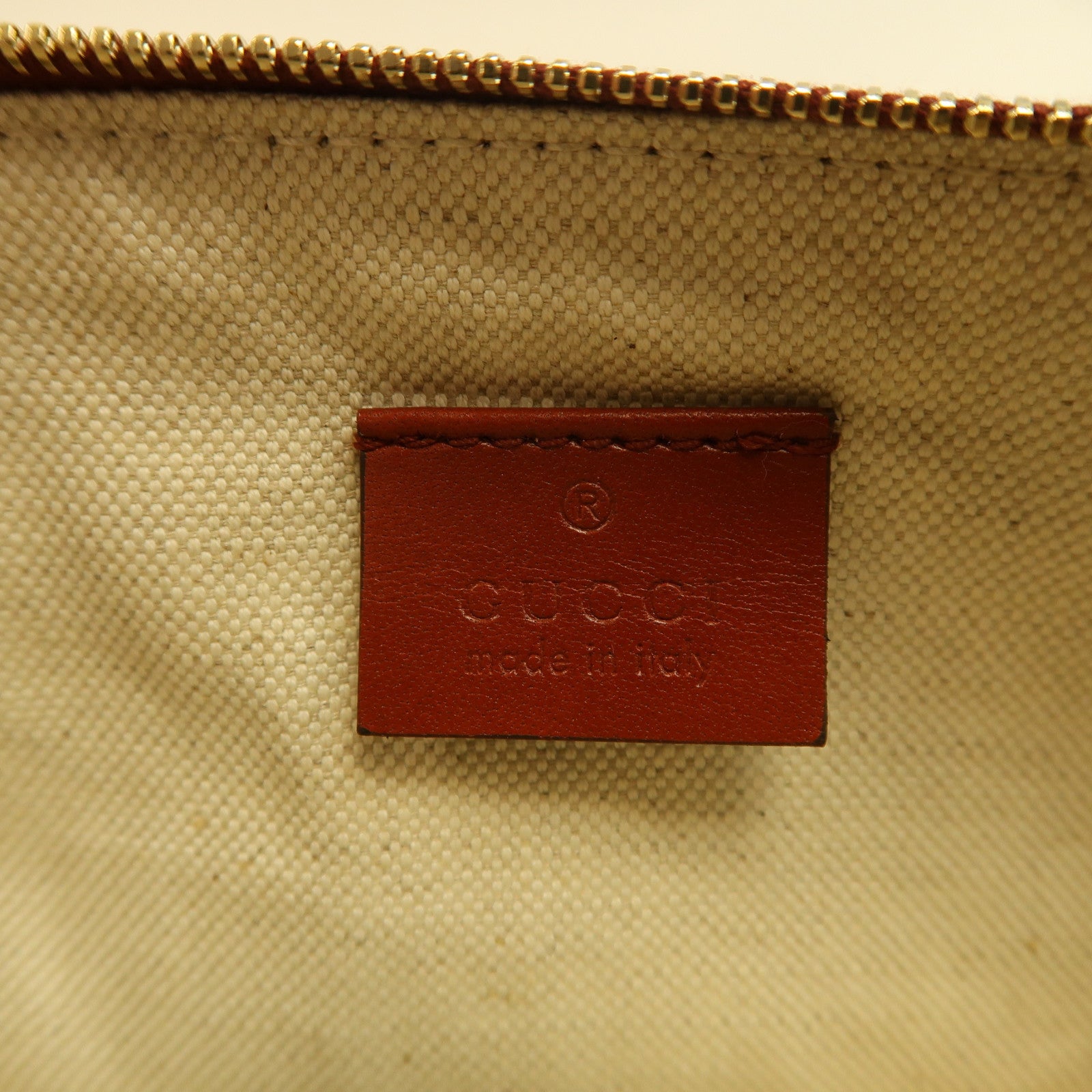 GUCCI 帆布Shoulder Bag金扣肩背袋啡色