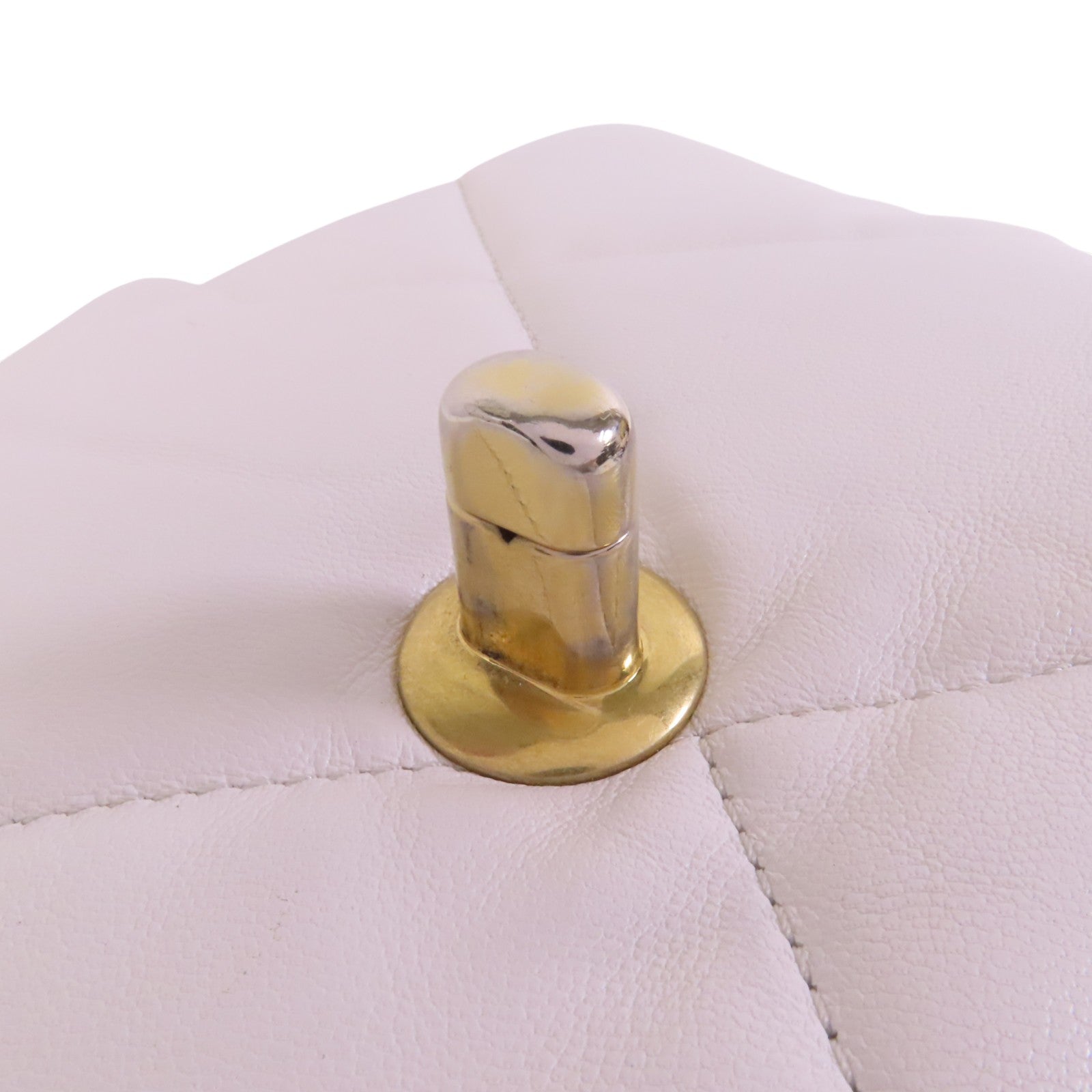 CHANEL 羊皮皮革Chanel 19金扣鏈帶手挽肩背兩用袋